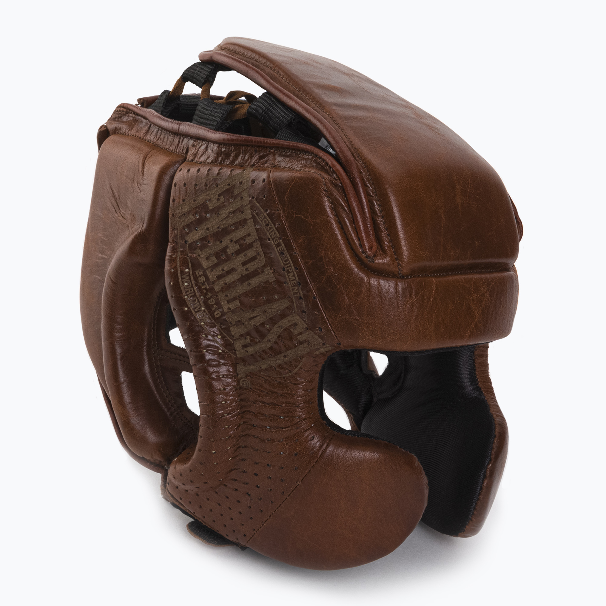 Kask bokserski Everlast 1910 PRO brązowy 
