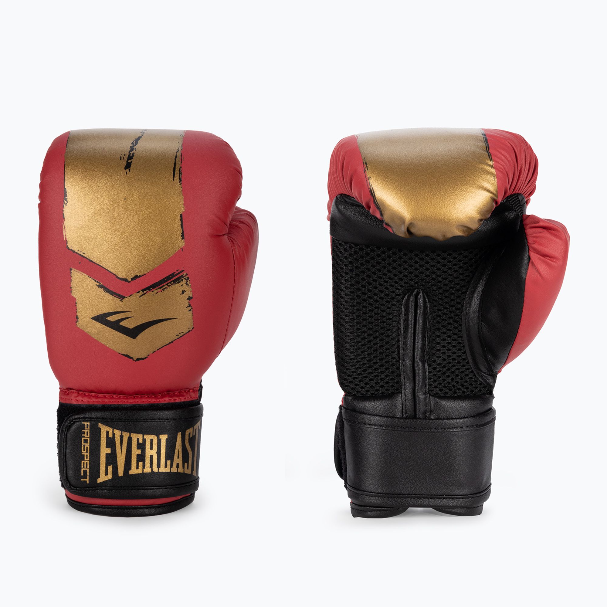 Detské boxerské rukavice Everlast Prospect 2 red/gold EV4602 RED/GLD (Prospect 2 EV4602 RED/GLD)