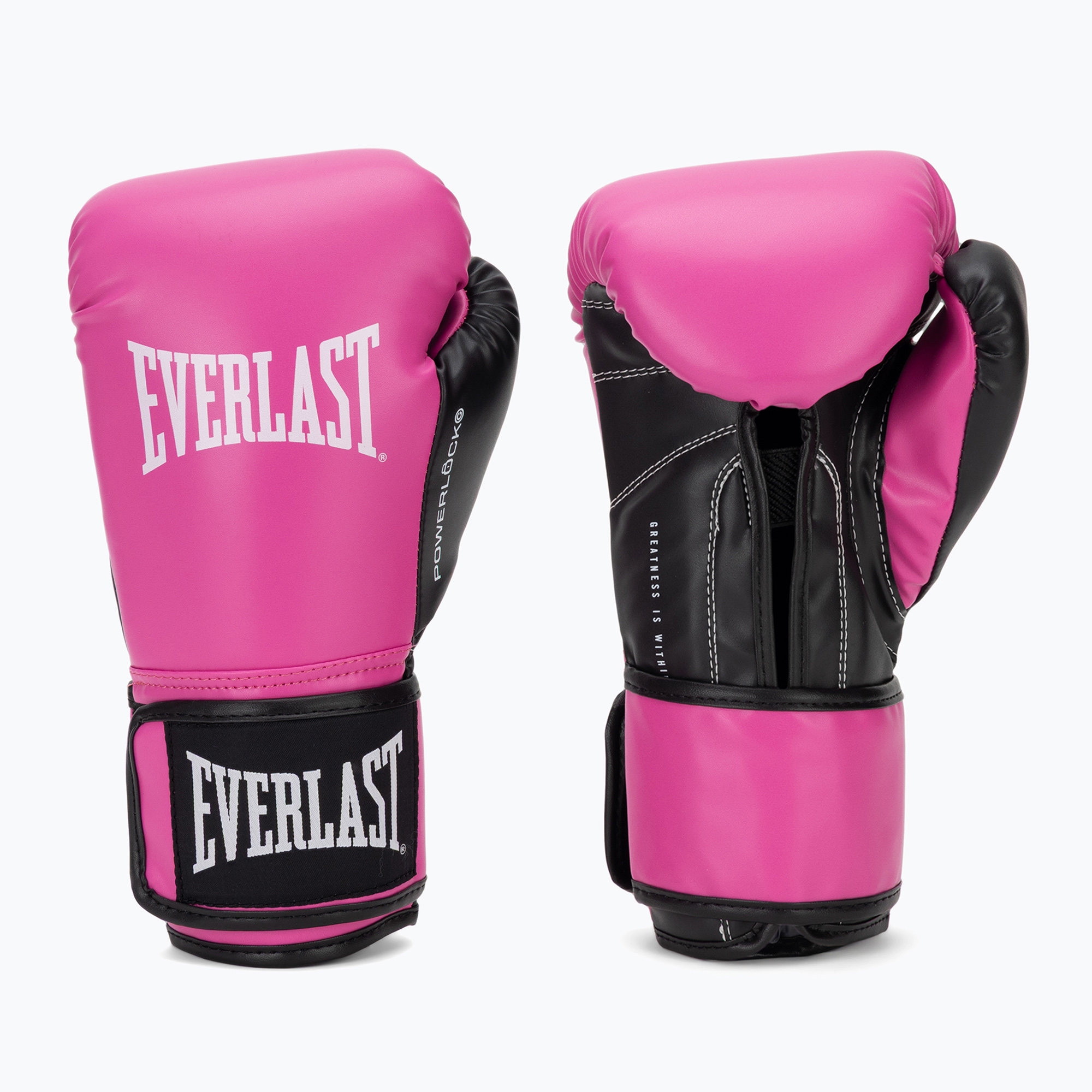 Mănuși de box Everlast Powerlock Pro OG H&L Training Glove pink/black