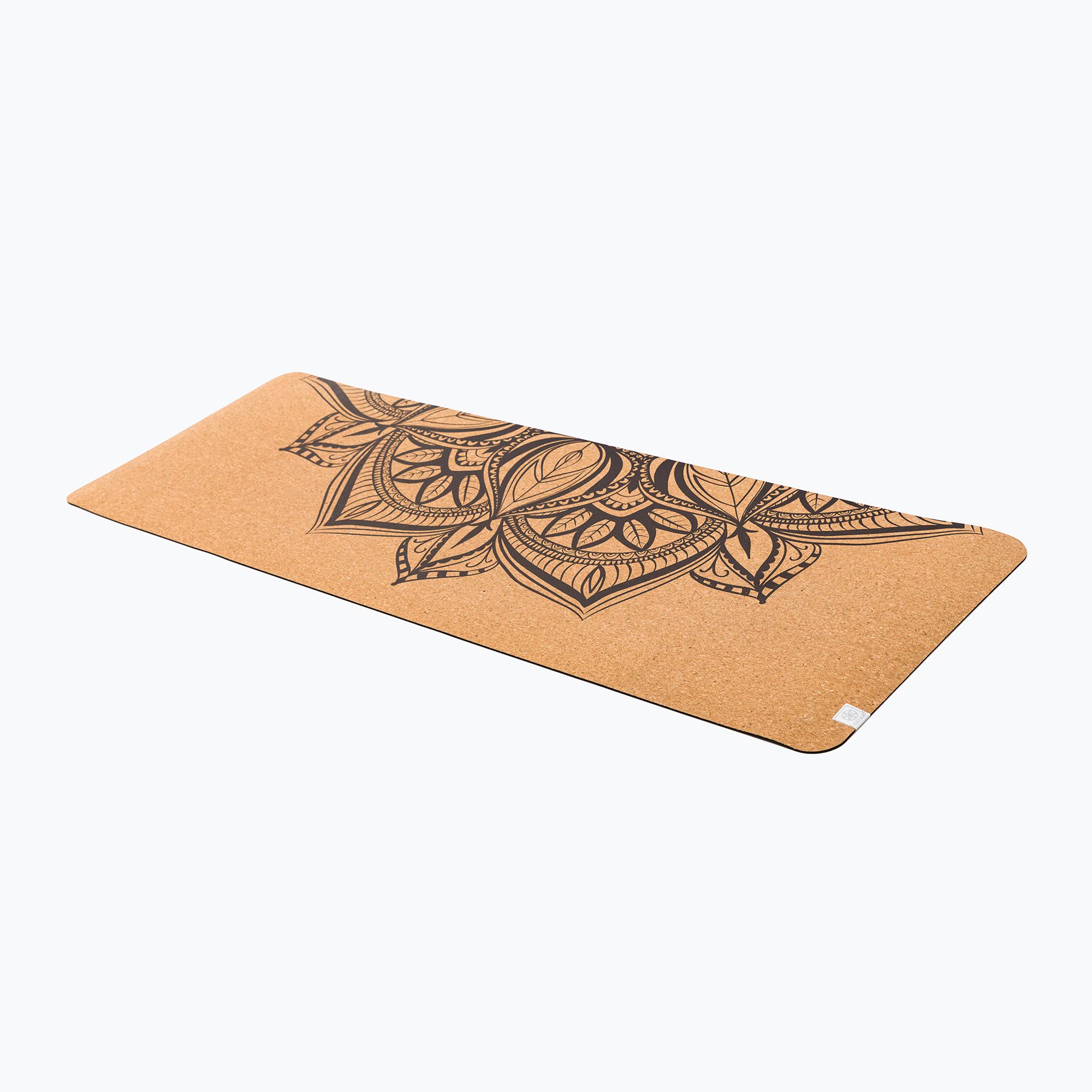 Mata do jogi Gaiam Printed Cork Mandala 5 mm brązowa 63495 
