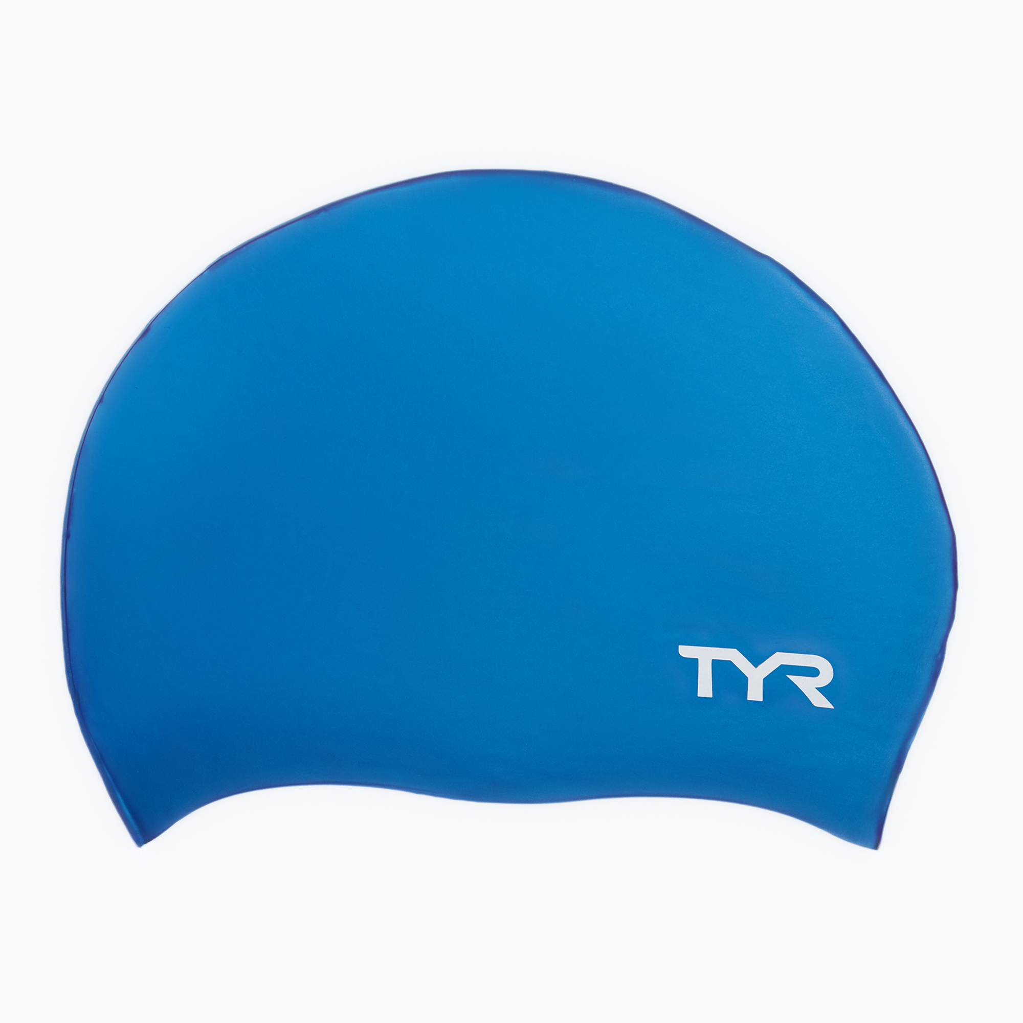 Шапка за плуване TYR Wrinkle-Free Silicone royal