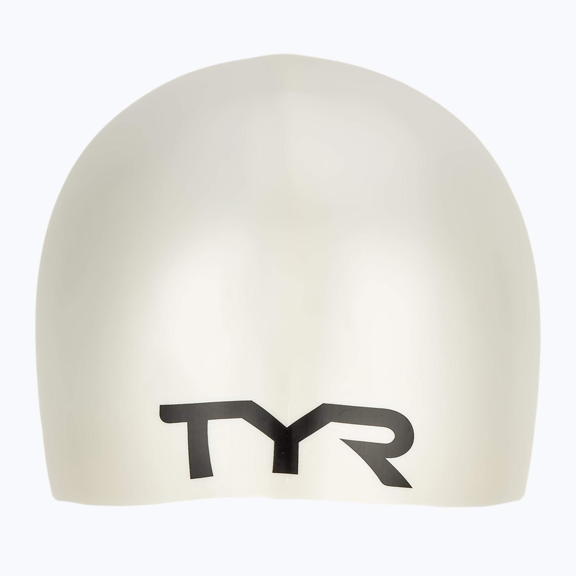 Детска шапка за плуване TYR Wrinkle-Free Silicone white