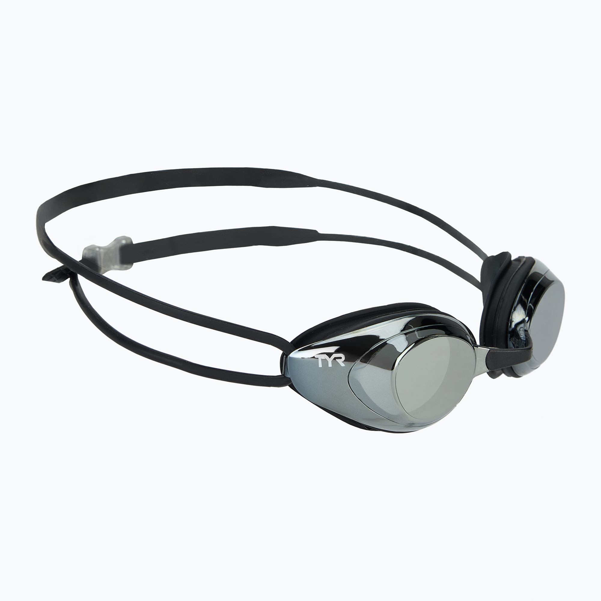 Okulary do pływania TYR Blackhawk Racing Mirrored silver/ metal/ black