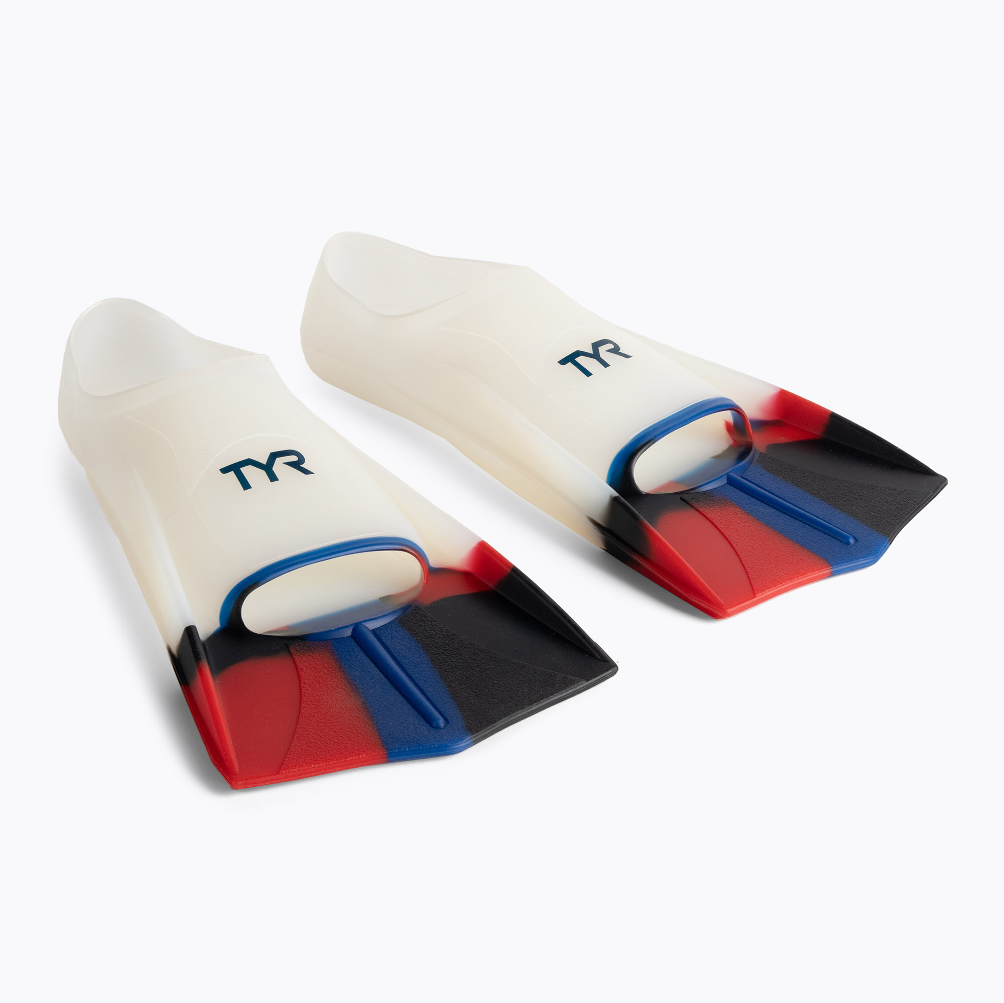 Płetwy do pływania TYR Stryker Silicone 43-44 EU white/multicolour 