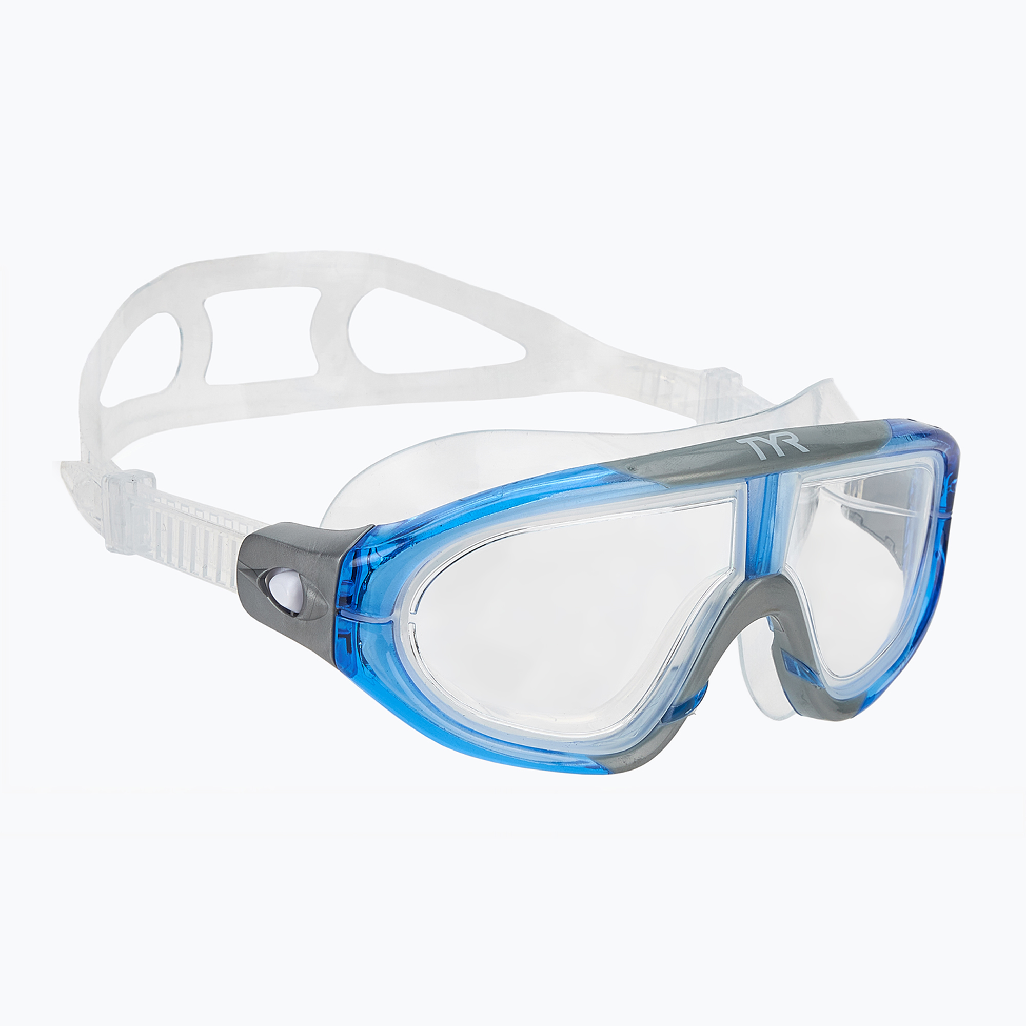 Maska do pływania TYR Orion clear/ blue/ grey 