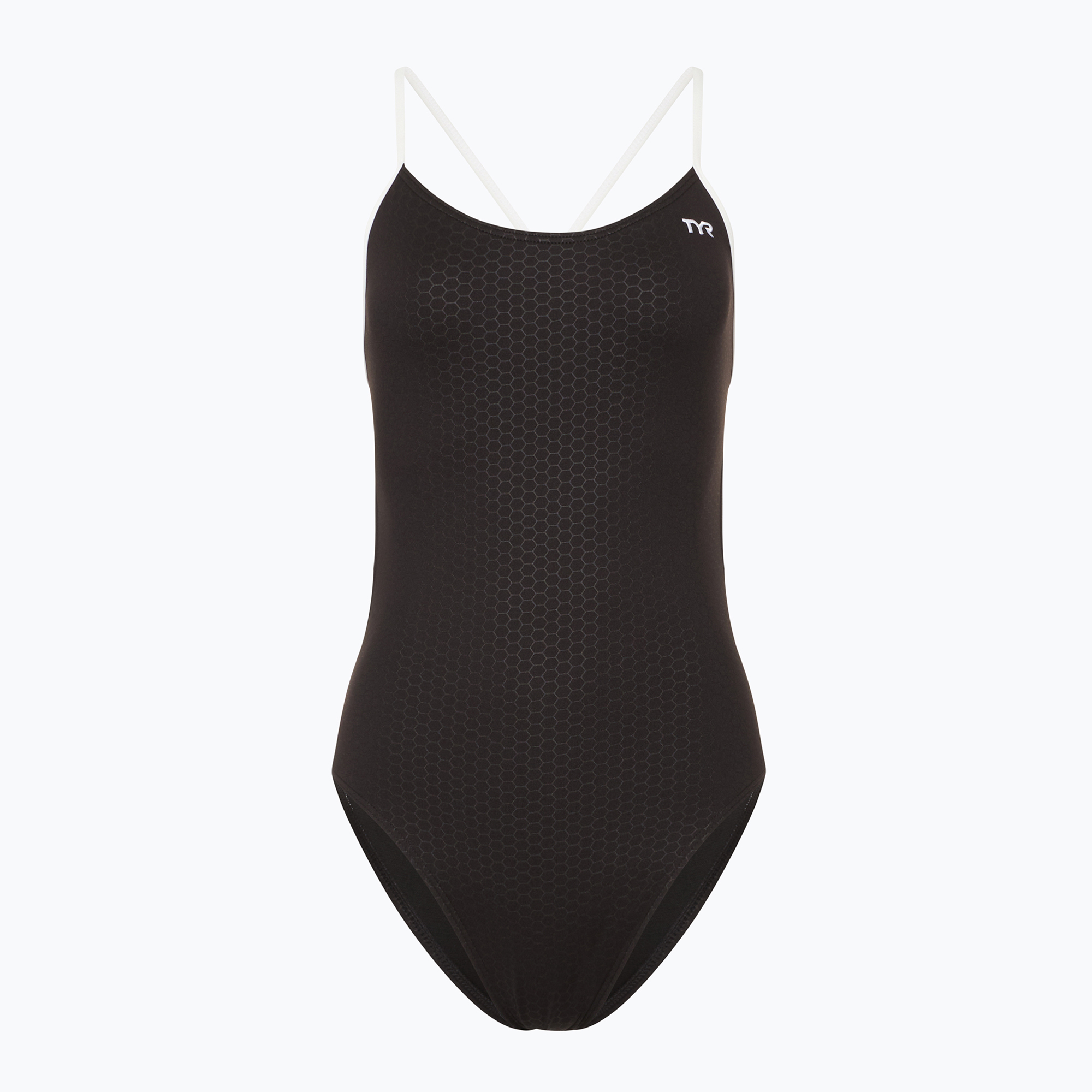 Costume intero donna TYR Hexa Cutoutfit nero/bianco (28) (Hexa Cutoutfit CHEX7A_060)