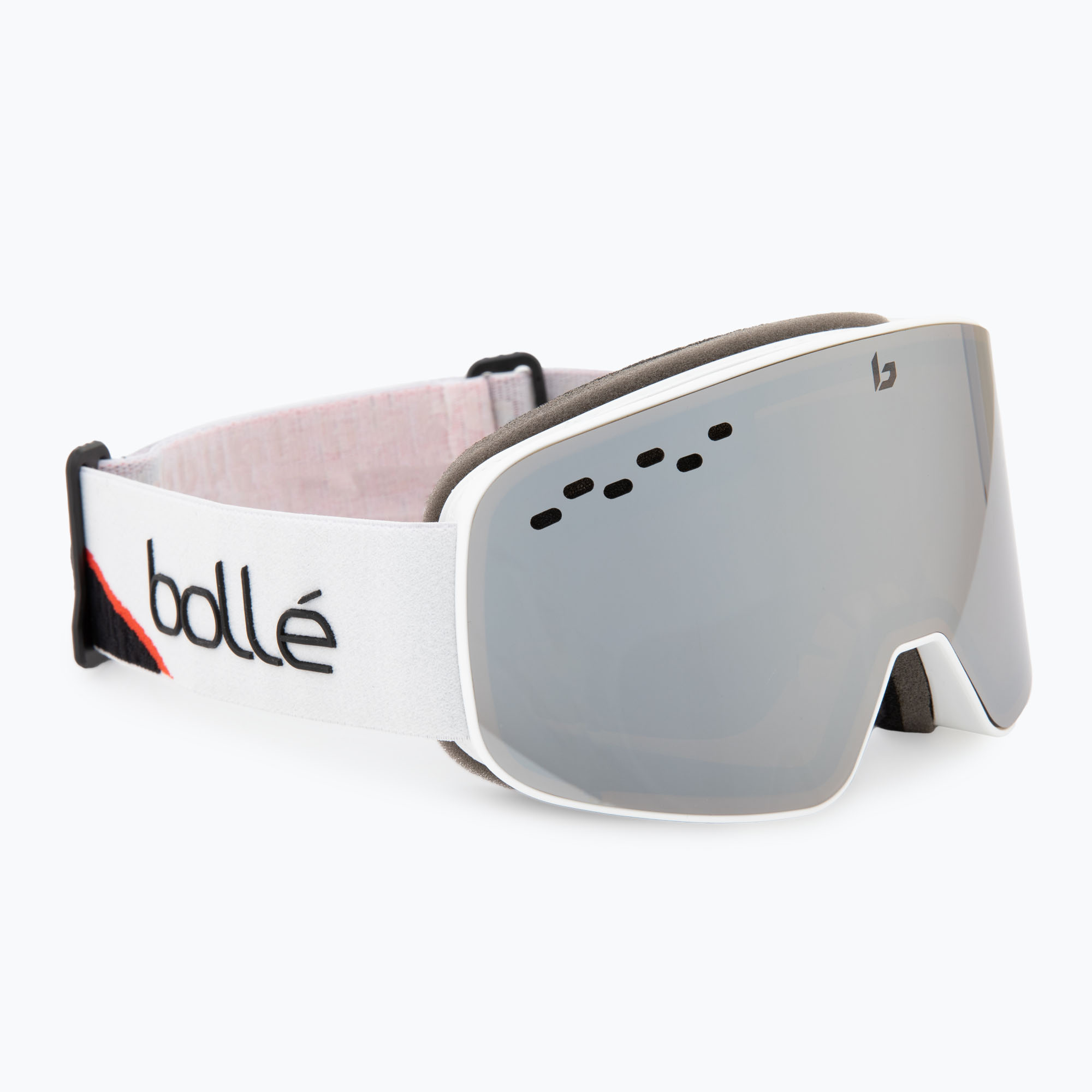 Lyžiarske okuliare Bollé Nevada race white matte/black chrome