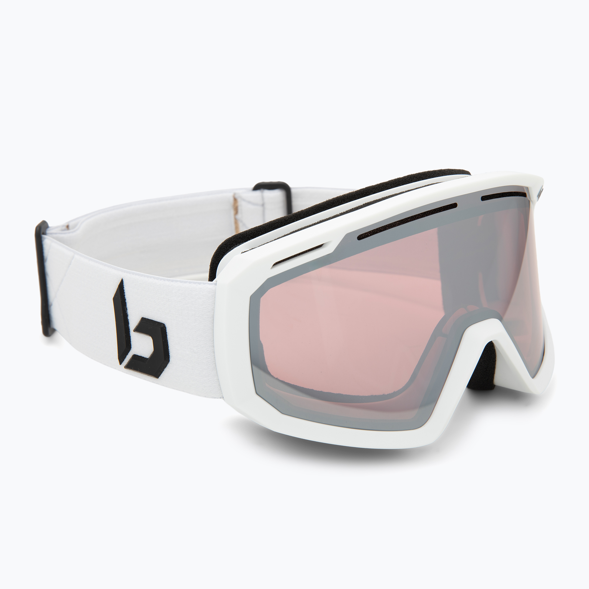 Ochelari de schi Bollé Y7 OTG white matte/vermillon gun