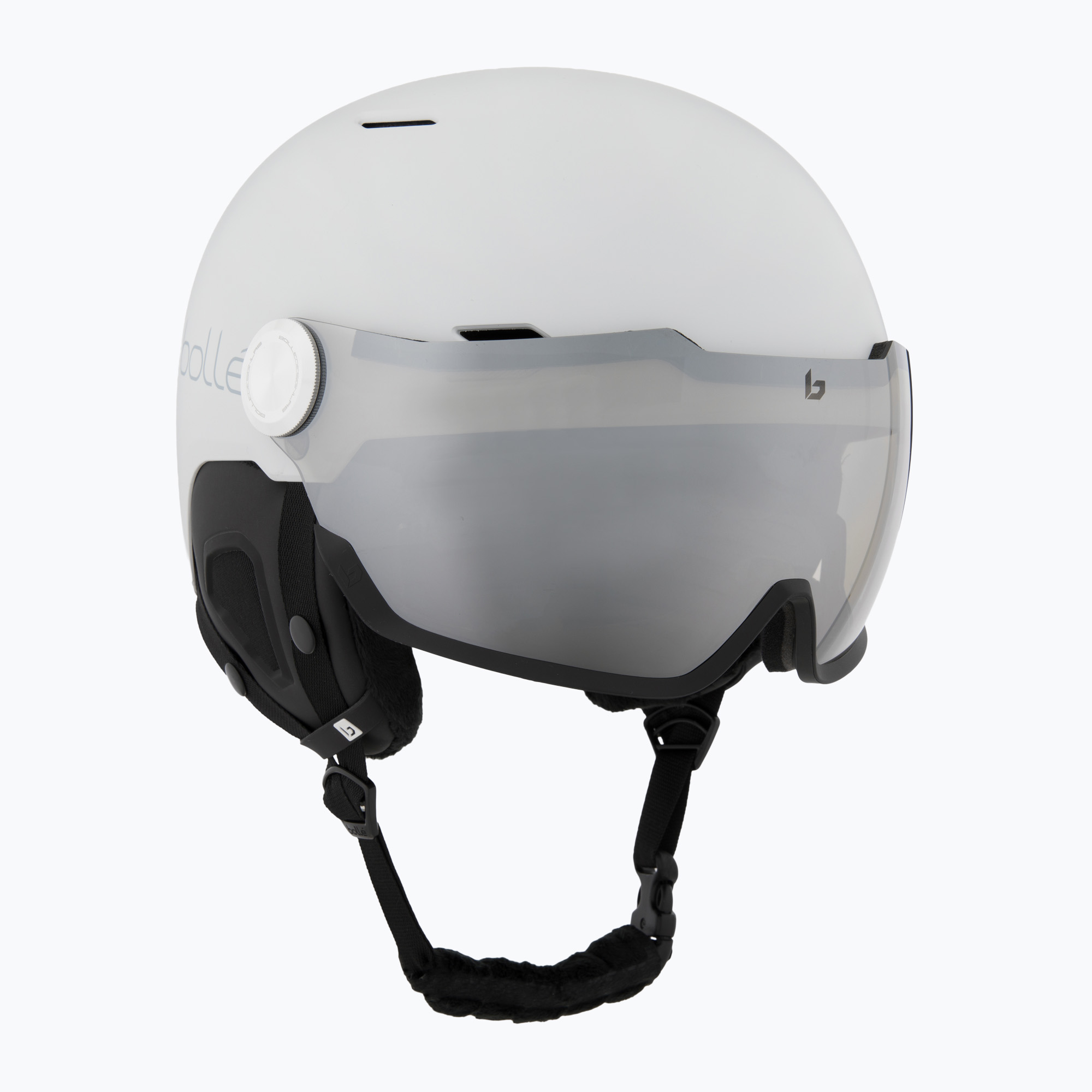 Ски каска Bollé Might Visor off white matte/ brown gun
