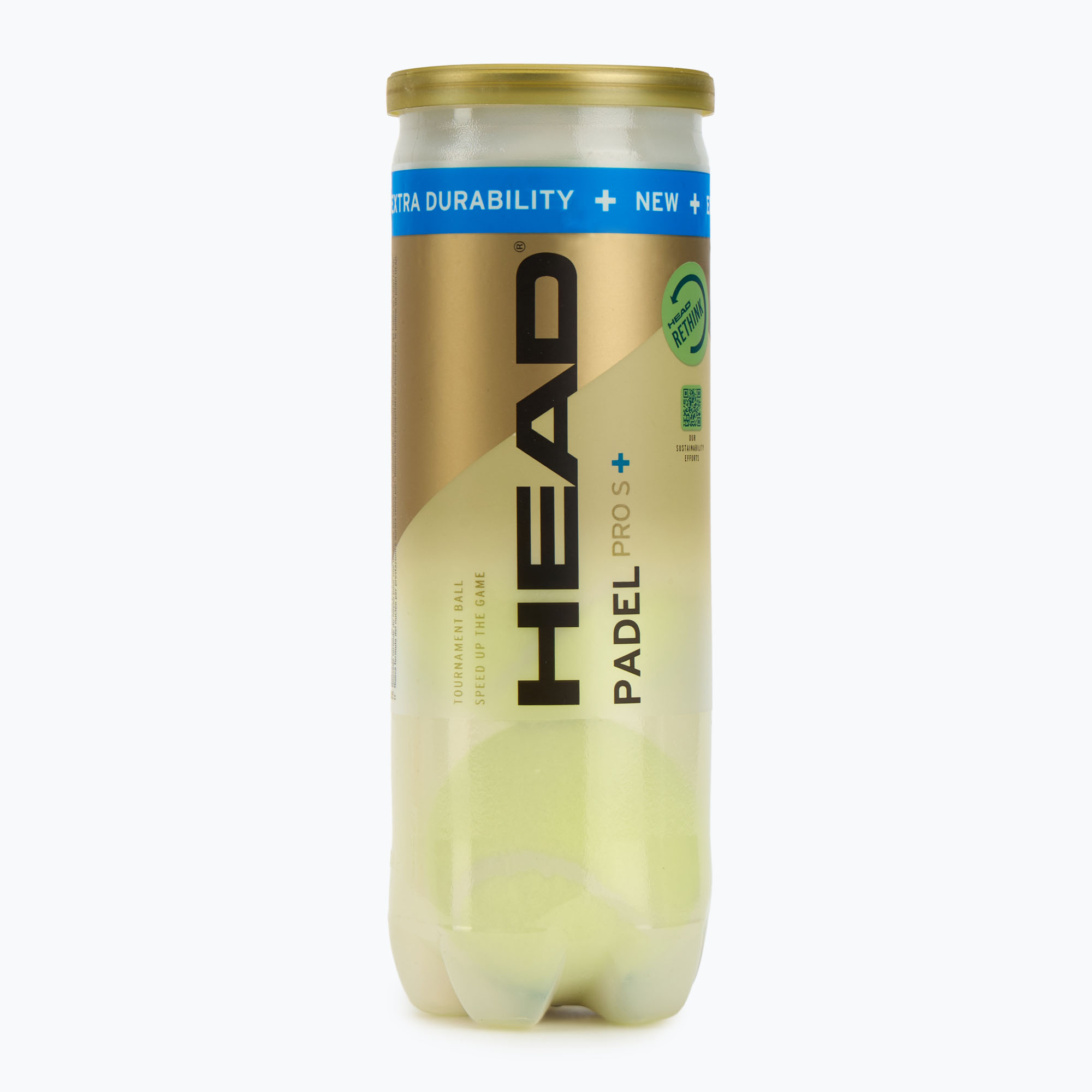 Palline da padel HEAD Padel Pro S+ 3 pz. giallo (Padel Pro S+ 3B 540303)