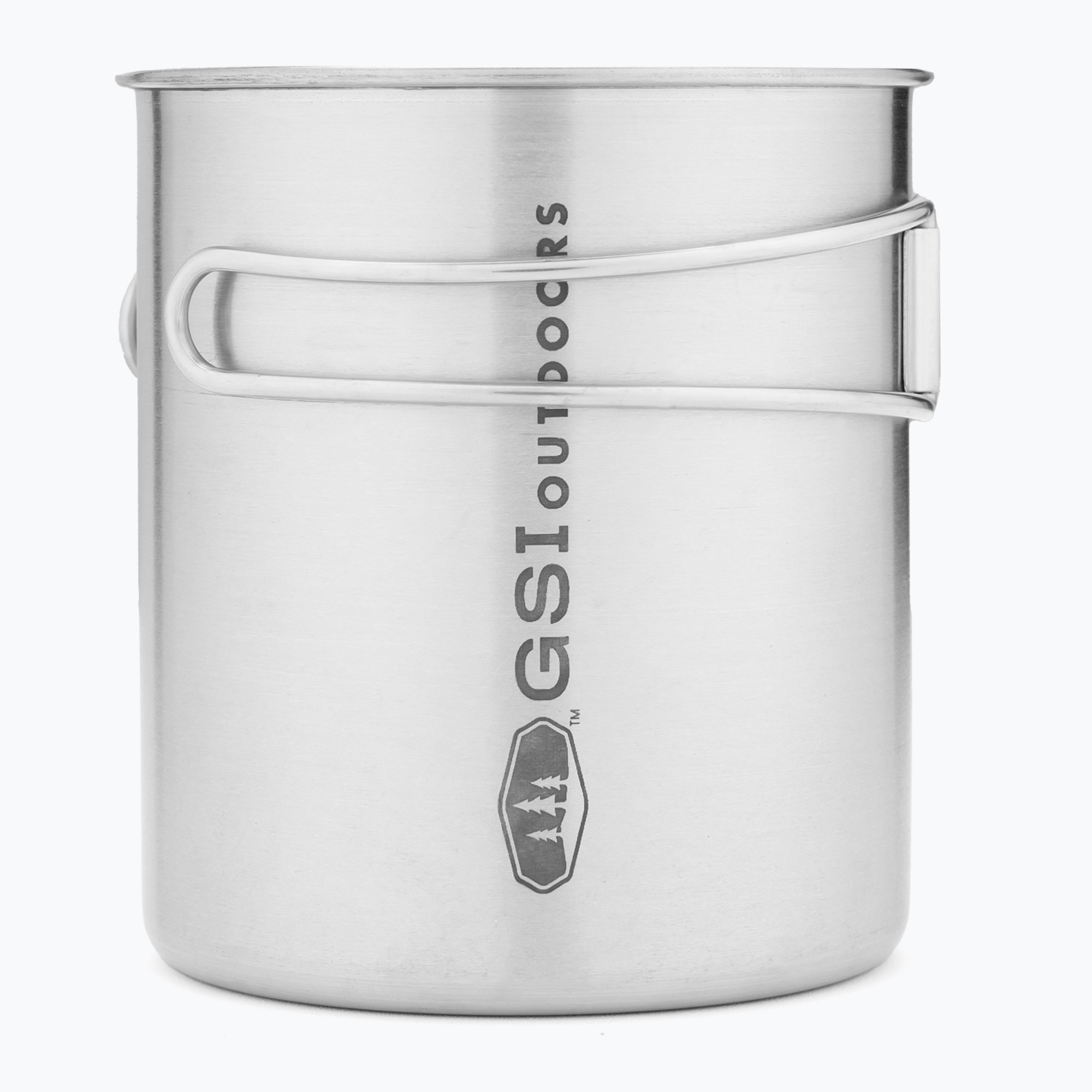 GSI Outdoors Glacier Stainless Bottle Cup Large 710 ml spazzolato (710 ml) (Glacier Stainless Bottle Cup Large 68215)