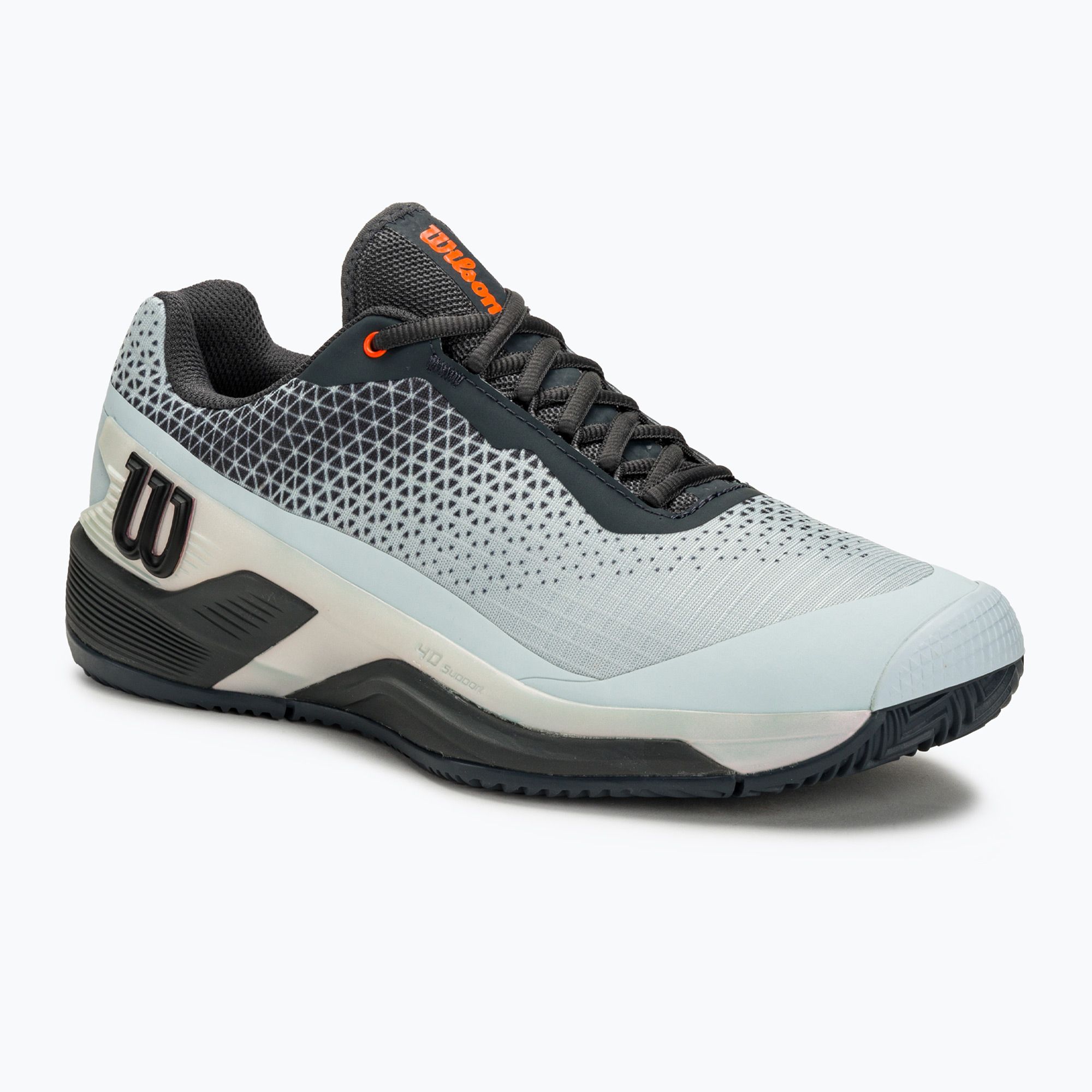 Buty do tenisa męskie Wilson Rush Pro 4.0 Shift Clay ballad blue/ebony/orange tiger 