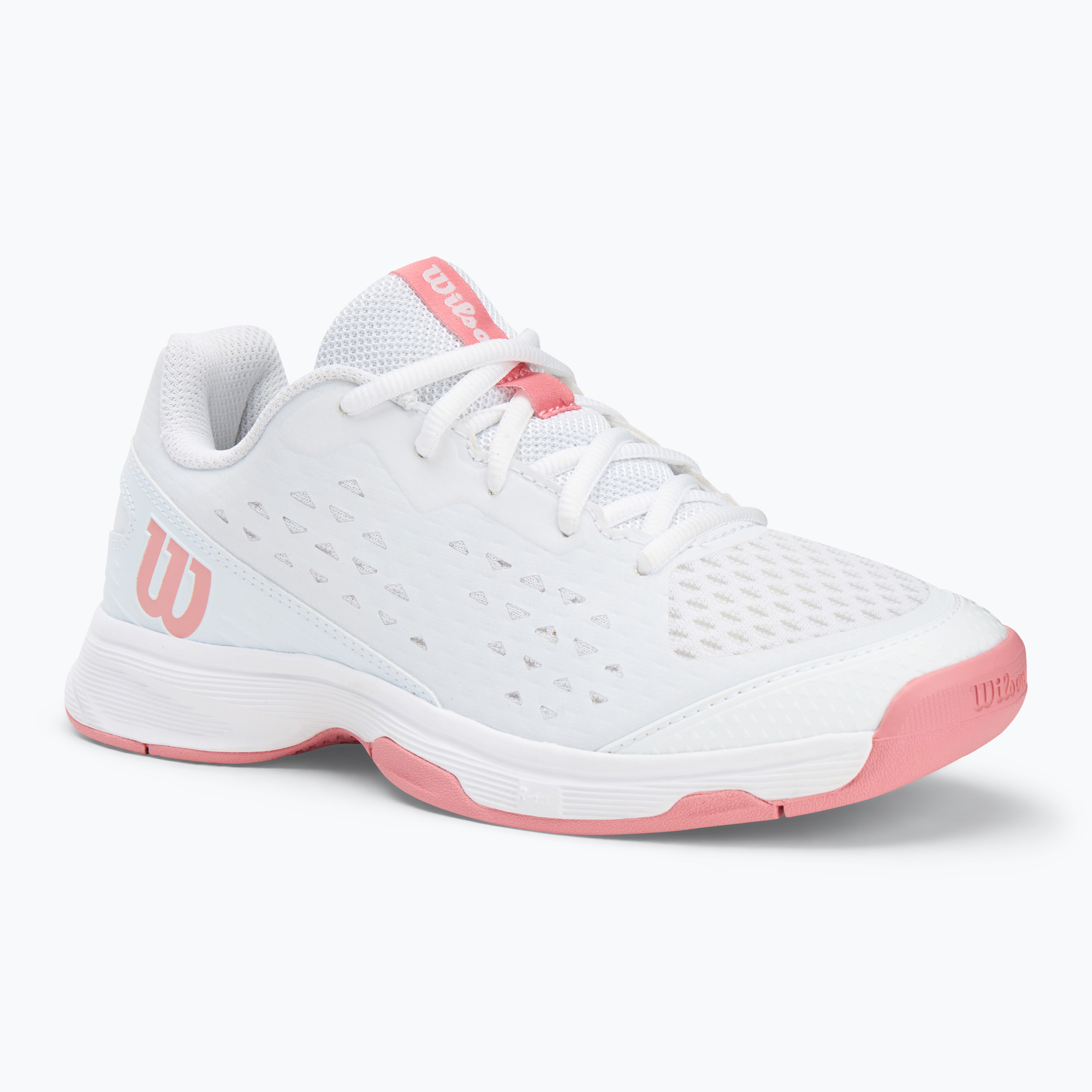 Buty do tenisa dziecięce Wilson Rush Pro L Jr white/ white/ mauveglow 