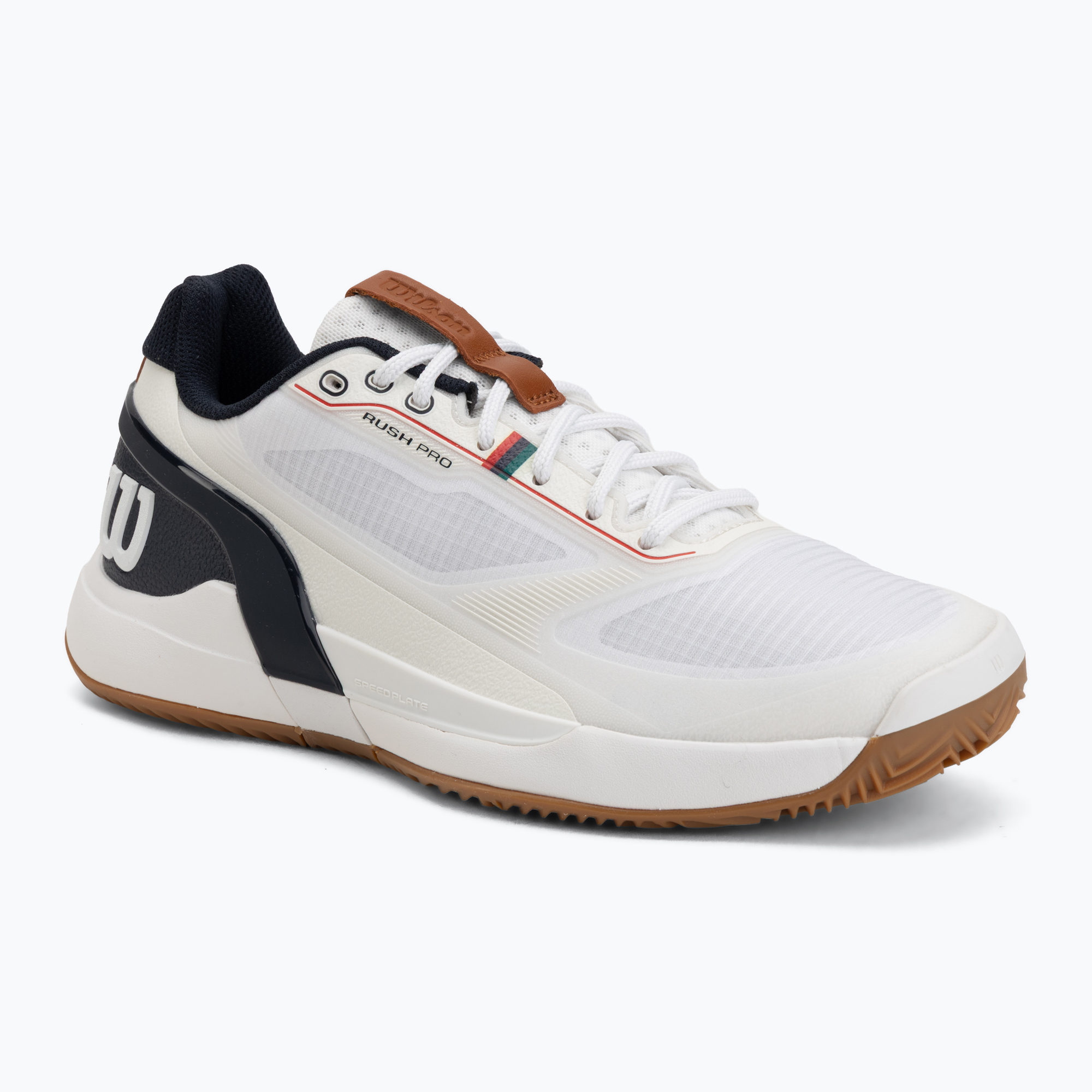 Buty do tenisa męskie Wilson Rush Pro 5 Clay white/navy blazer/gum 