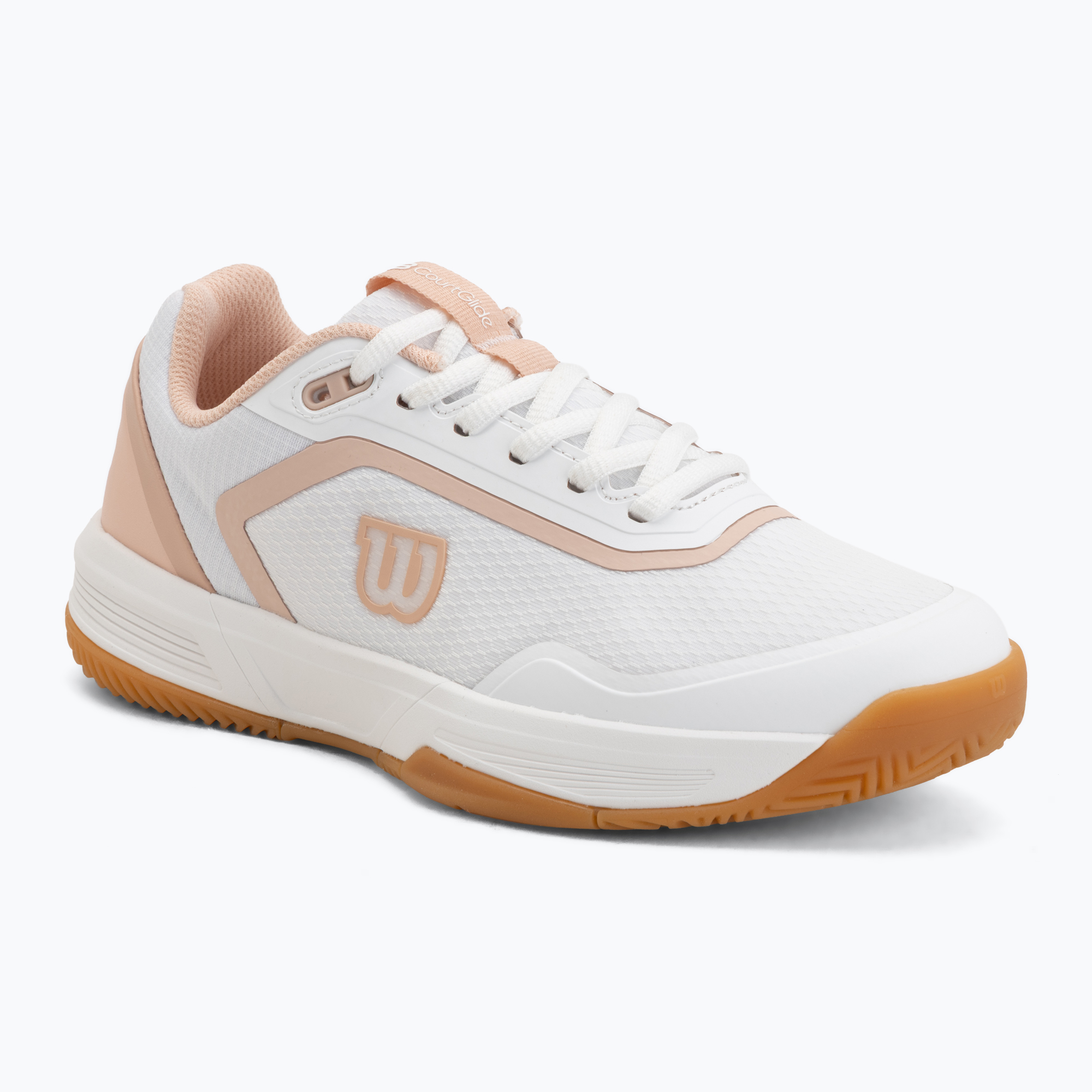 Дамски тенис обувки Wilson Courtglide white/cameo rose/gum