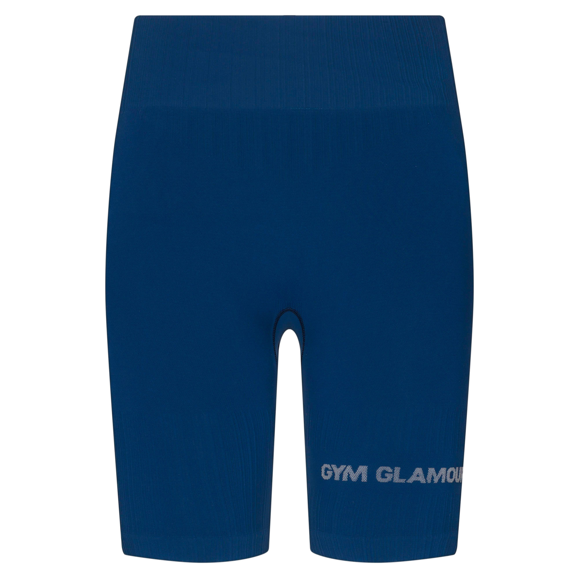 Дамски шорти за тренировка Gym Glamour Bikers push up blue 317