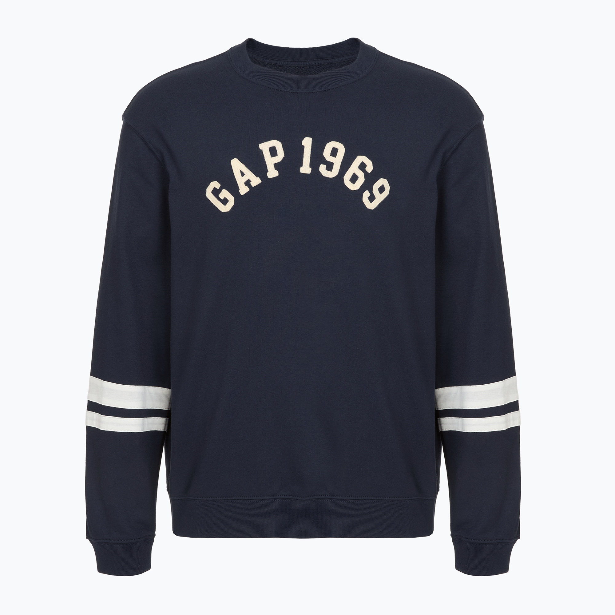 Bluza męska GAP Logo Piping Crewneck blue navy 