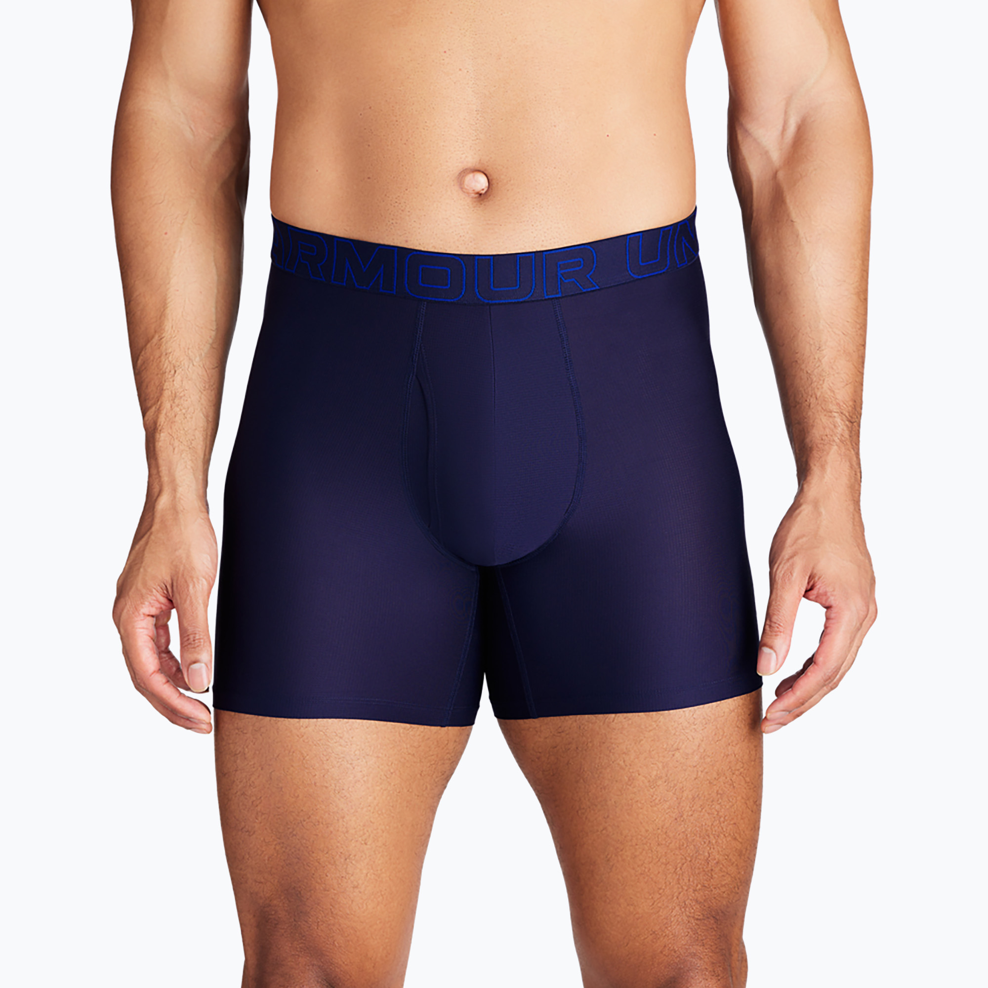 Bokserki męskie Under Armour Perf Tech Mesh 6in 3 pary midnight navy 