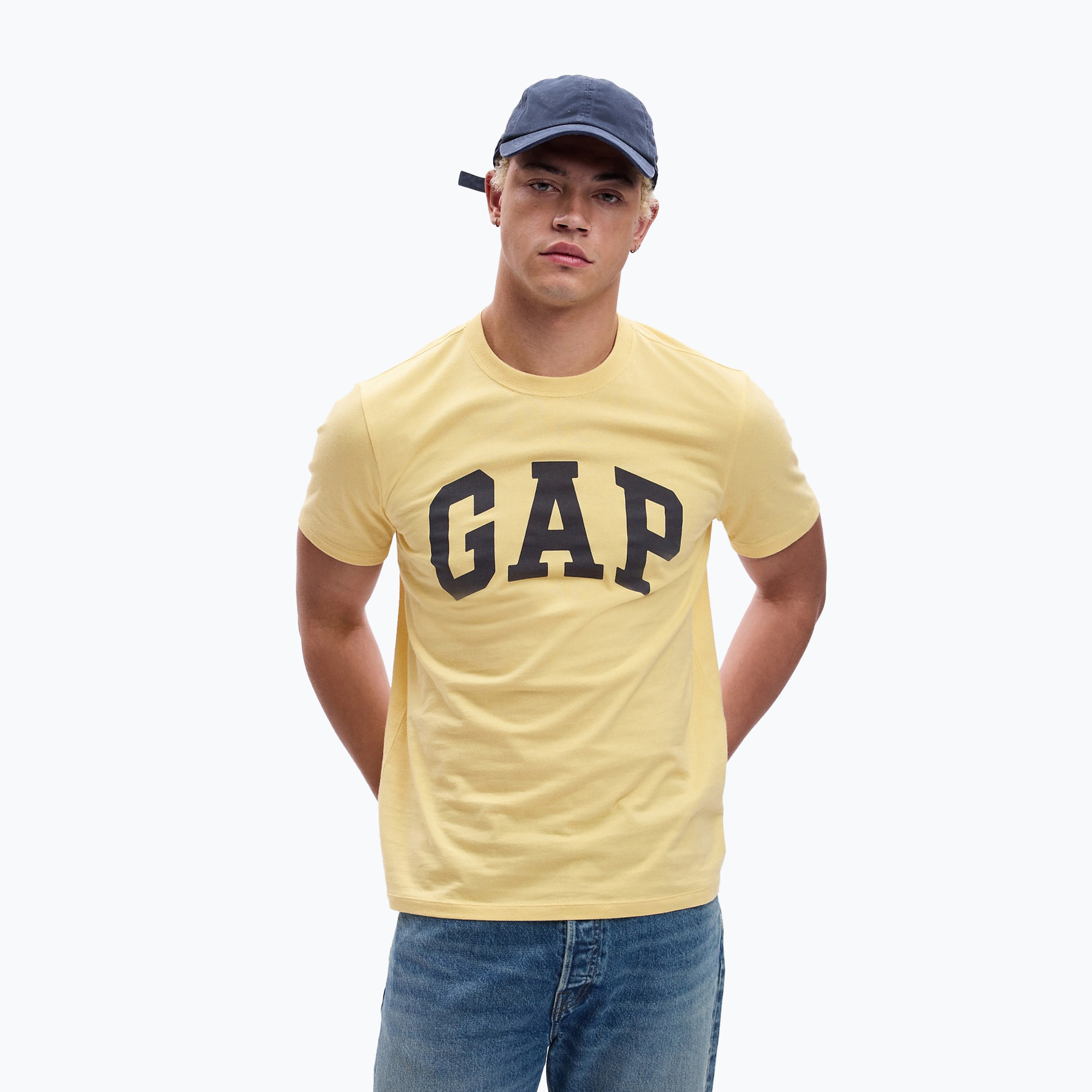 Мъжка тениска GAP Soft Basic Logo new chamois