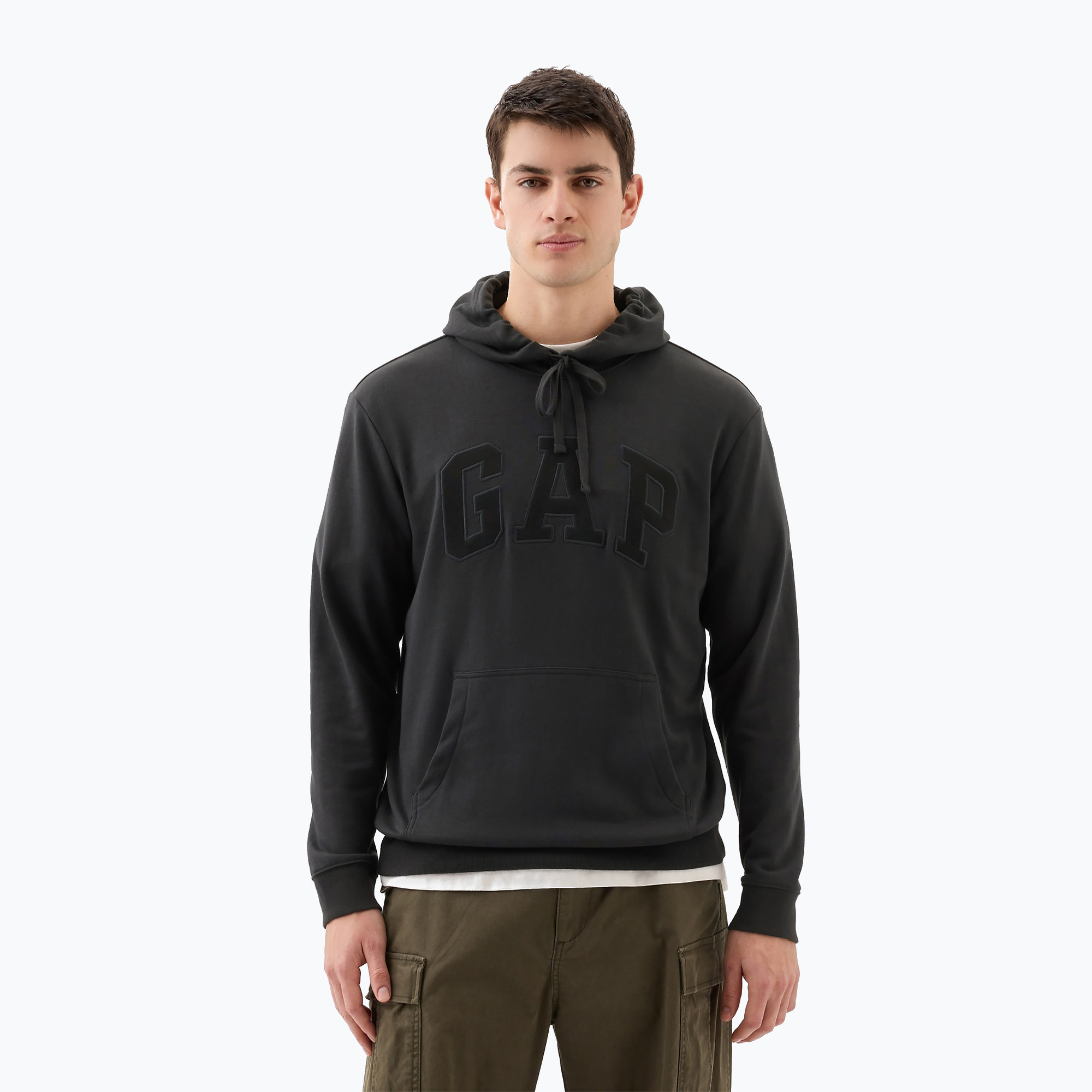 Bluza męska GAP Heritage French Terry Logo moonless night 