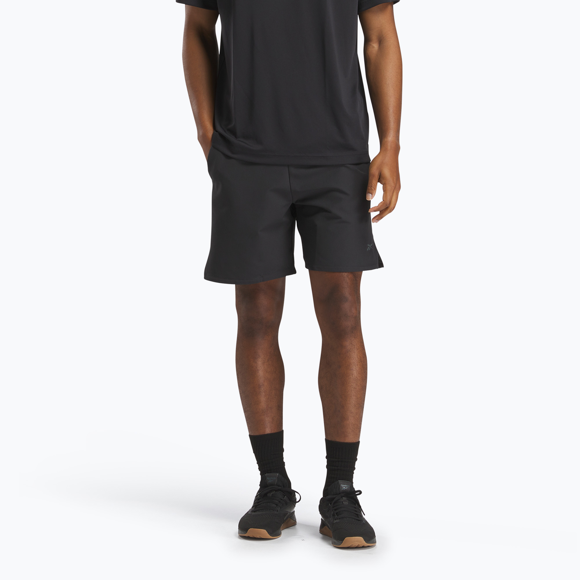 Spodenki treningowe męskie Reebok Athlete Strenght black 