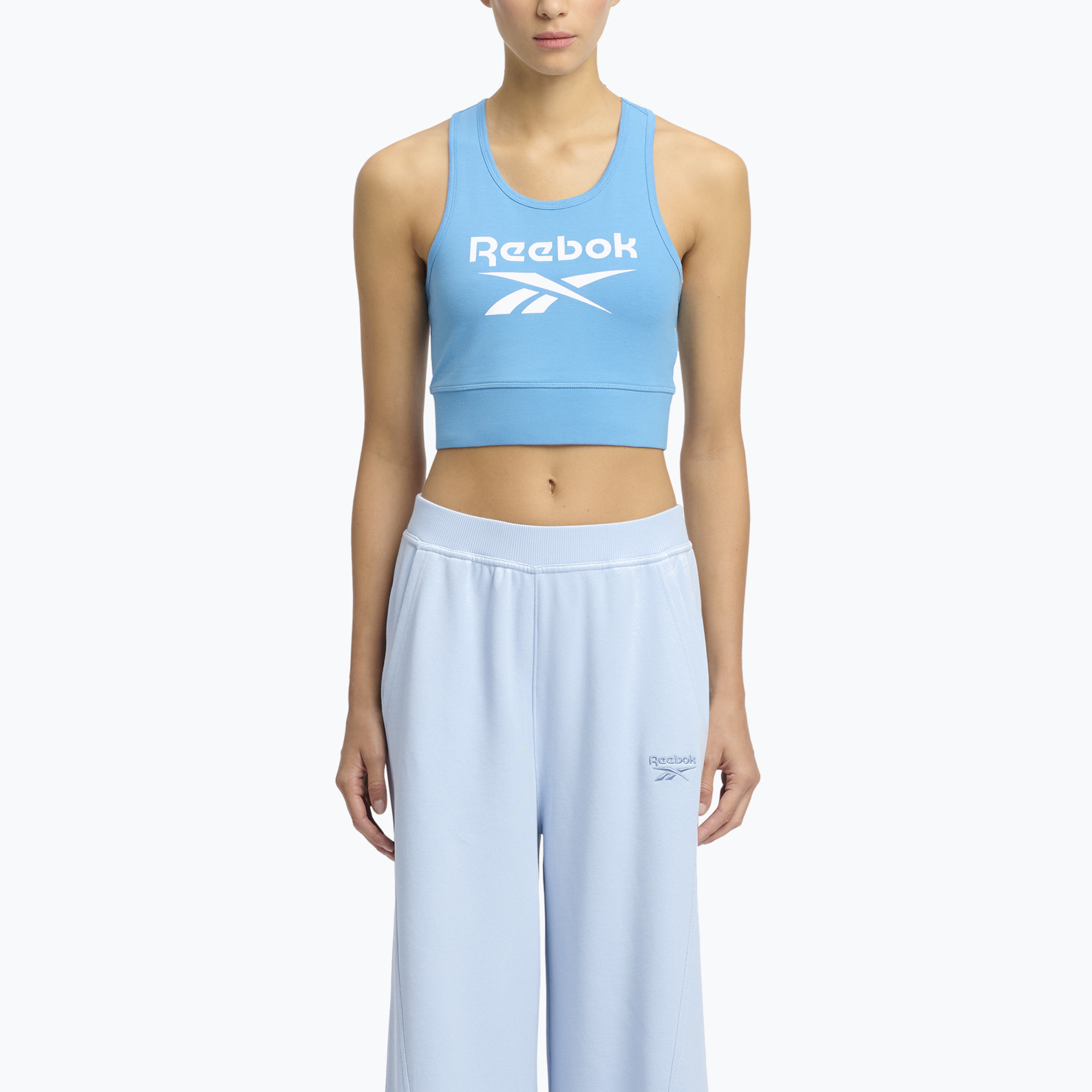 Сутиен за тренировка за жени Reebok Identity Big Logo recovery blue