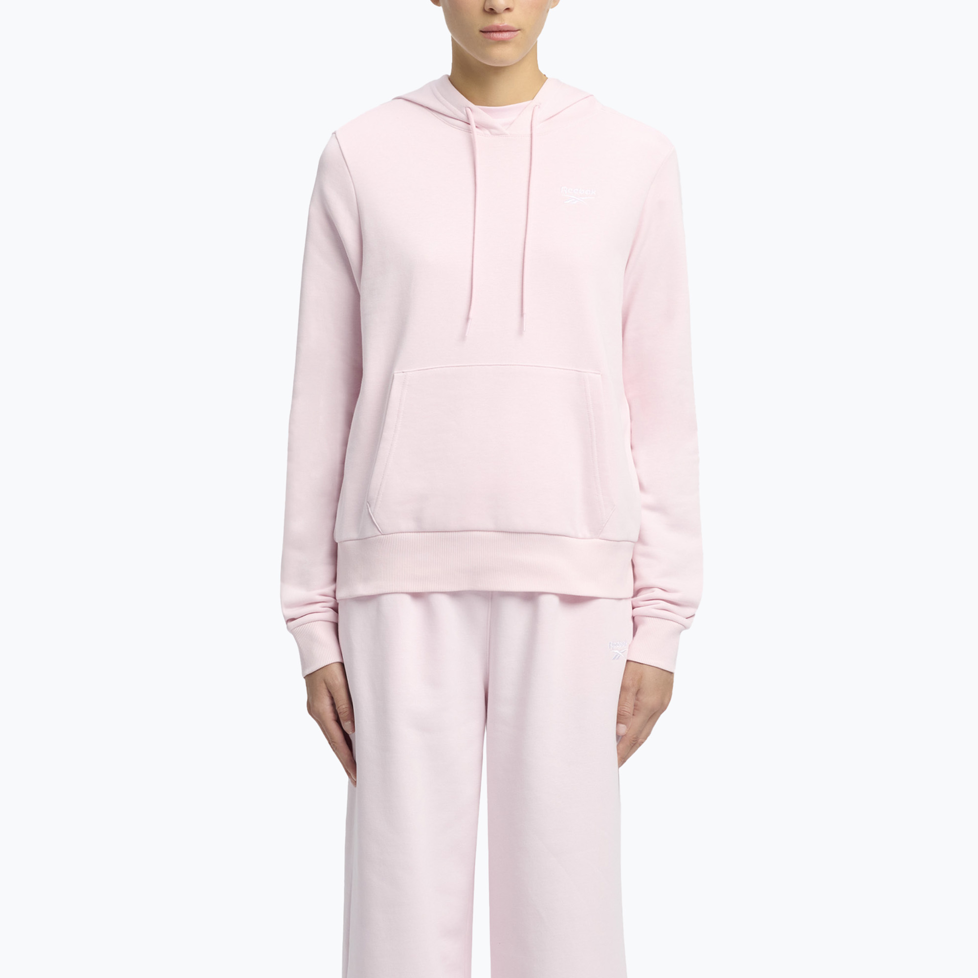 Bluza damska Reebok Identity Small Logo French Terry Hoodie frosted berry 