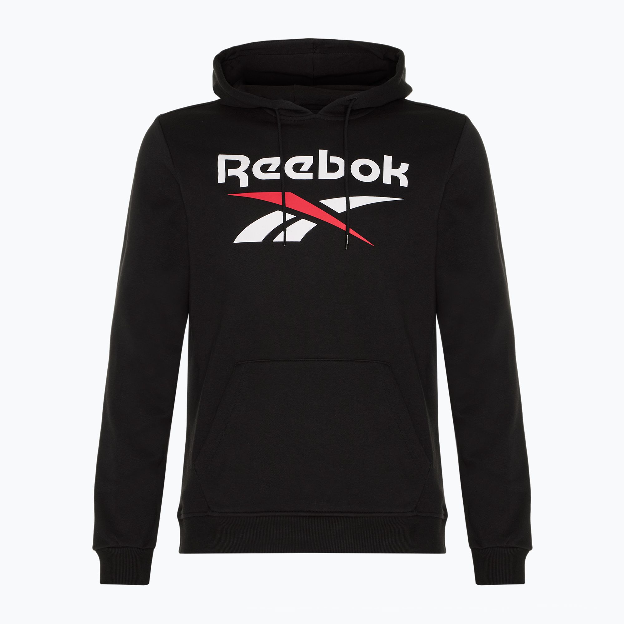 Bluza męska Reebok Identity Big Logo Fleece Hoodie black/white/vector red 