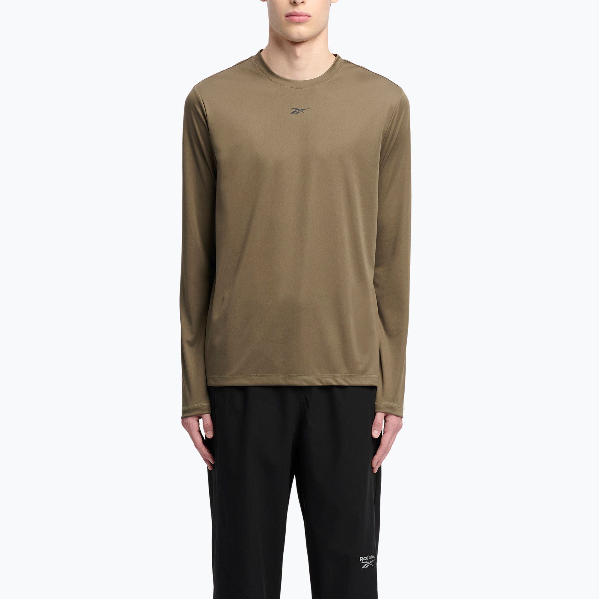 Longsleeve męski Reebok Id Train Tech Tee army green 