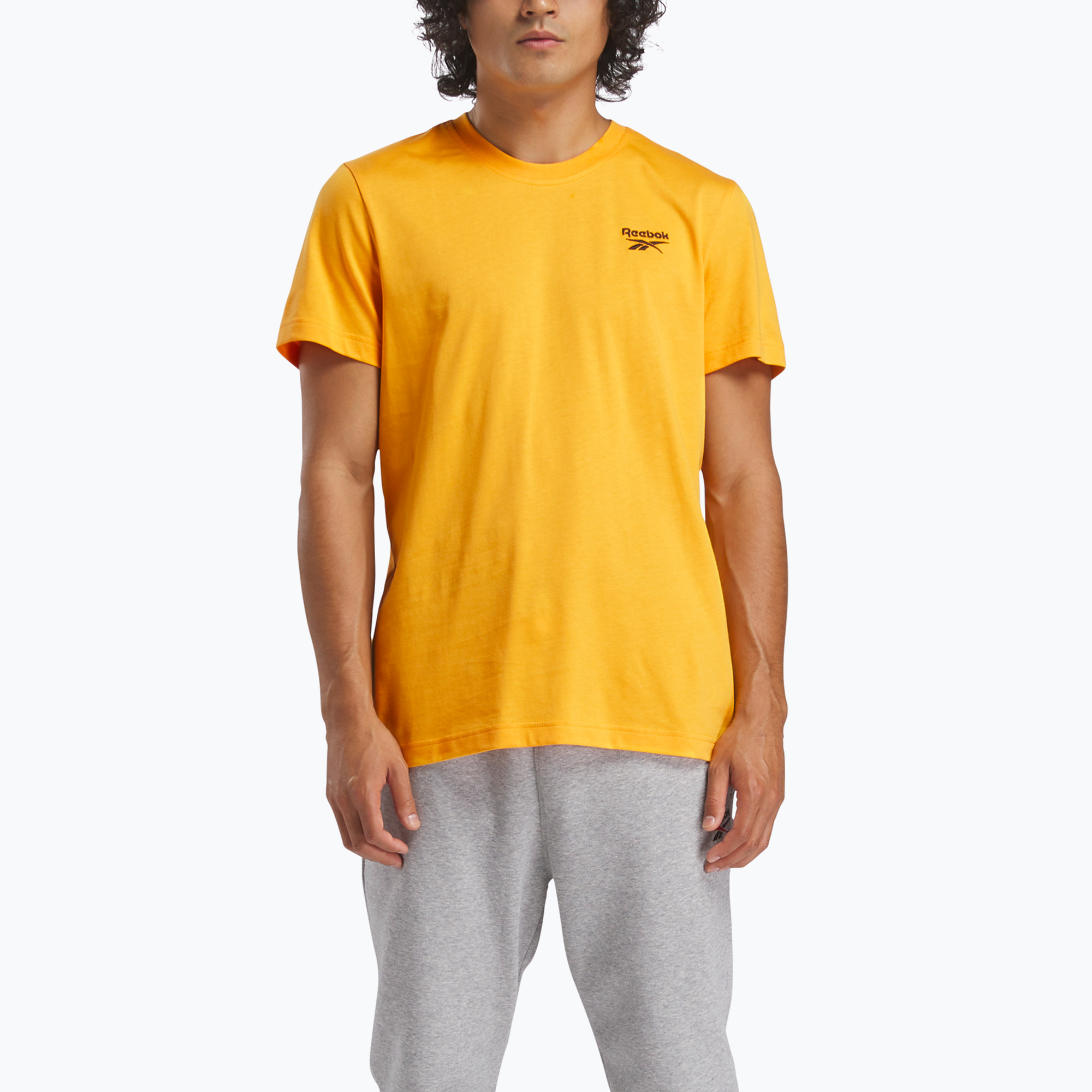 Мъжка тениска с лого Reebok Identity Small Electric Amber