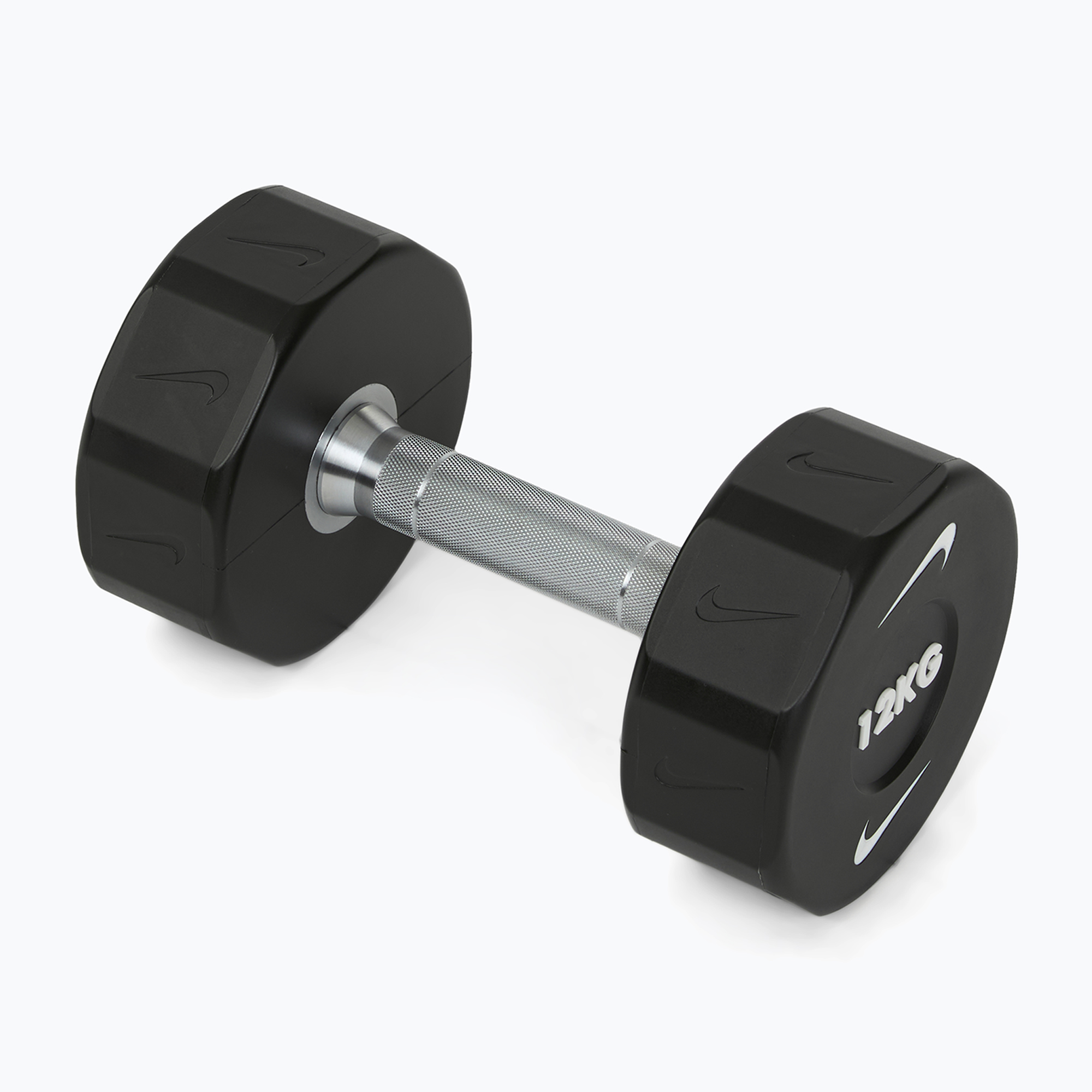 Hantel chromowany Nike Strength Pro Urethane Dumbbell 12 kg black/white 