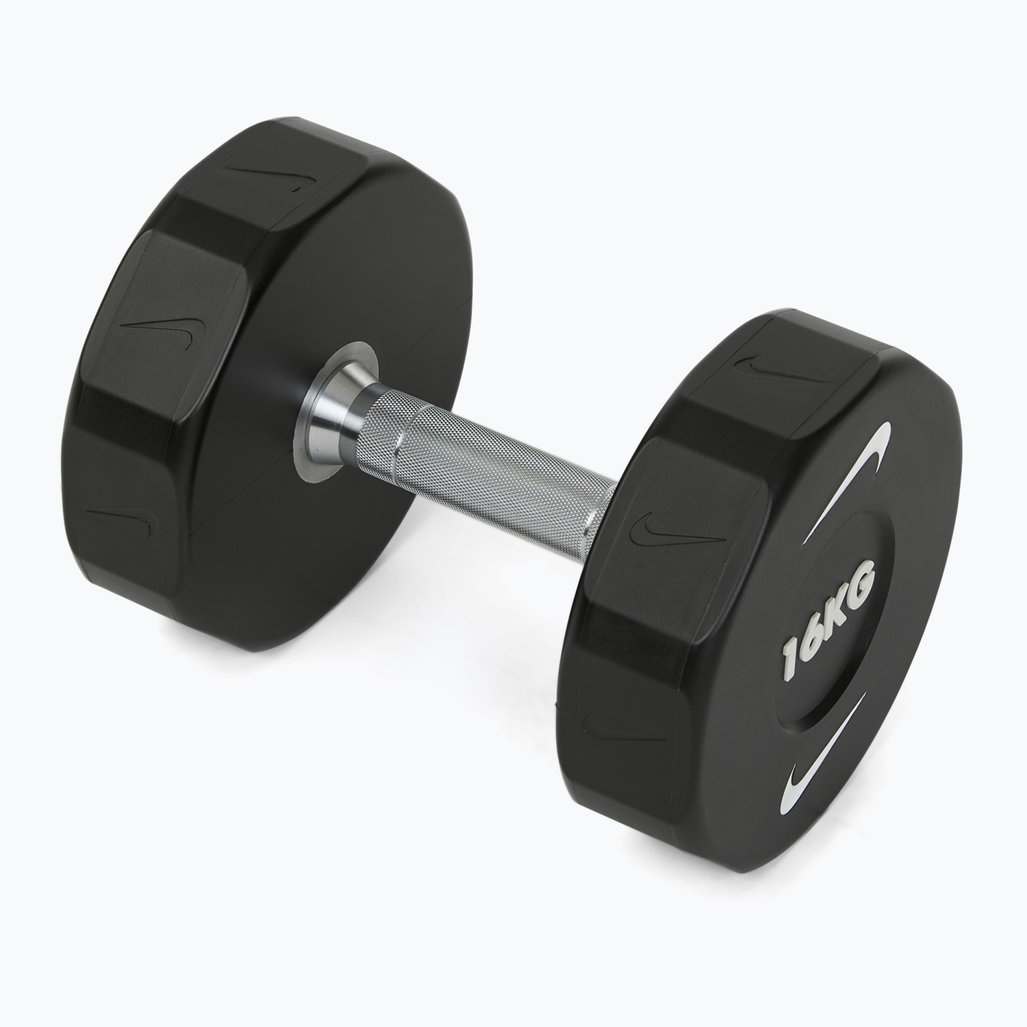 Hantel chromowany Nike Strength Pro Urethane Dumbbell 16 kg black/white 