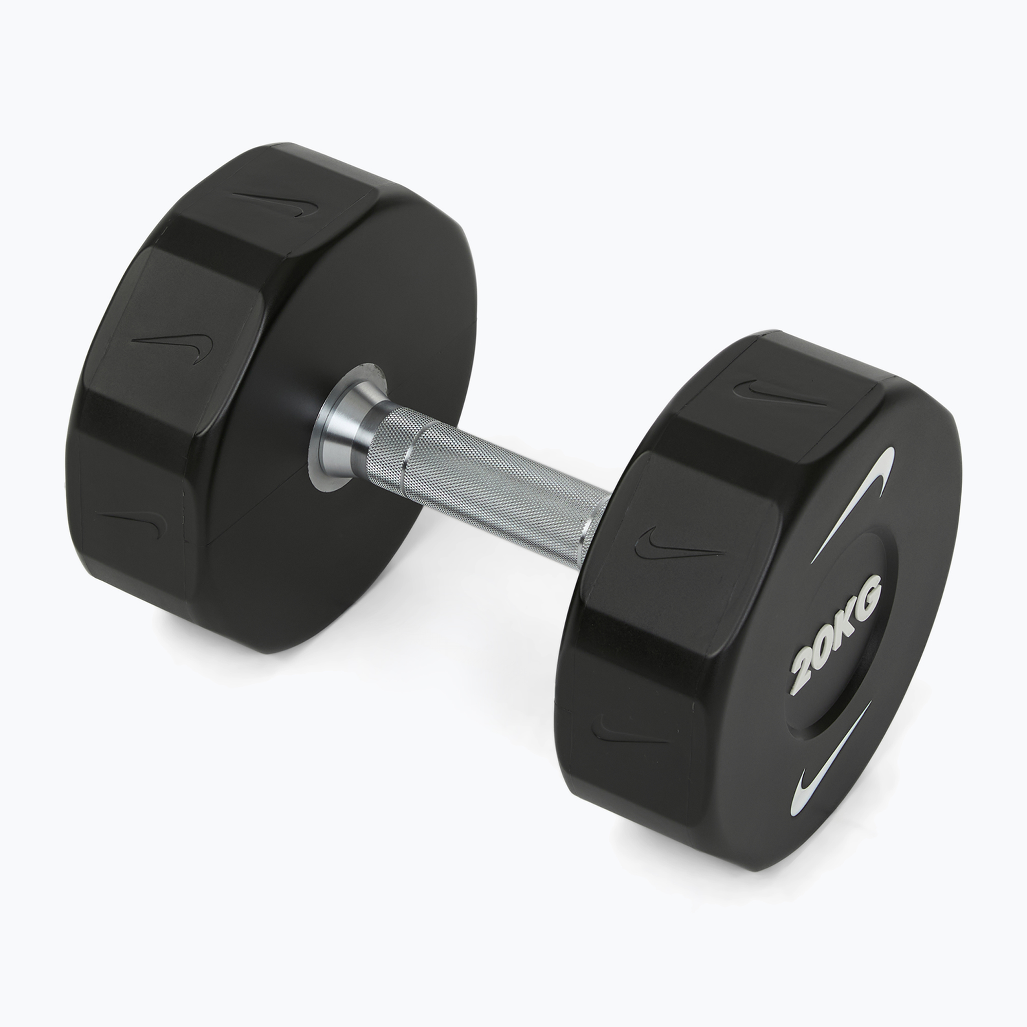 Hantel chromowany Nike Strength Pro Urethane Dumbbell 20 kg black/white 