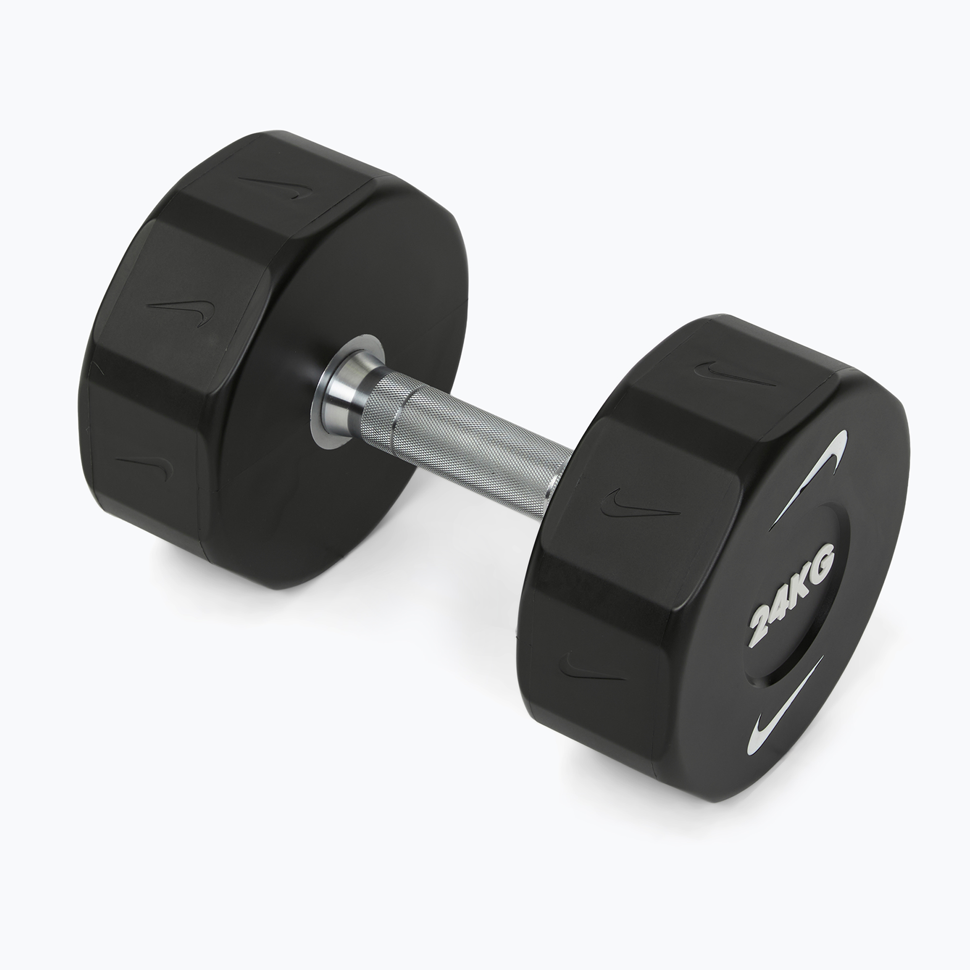 Hantel chromowany Nike Strength Pro Urethane Dumbbell 24 kg black/white 
