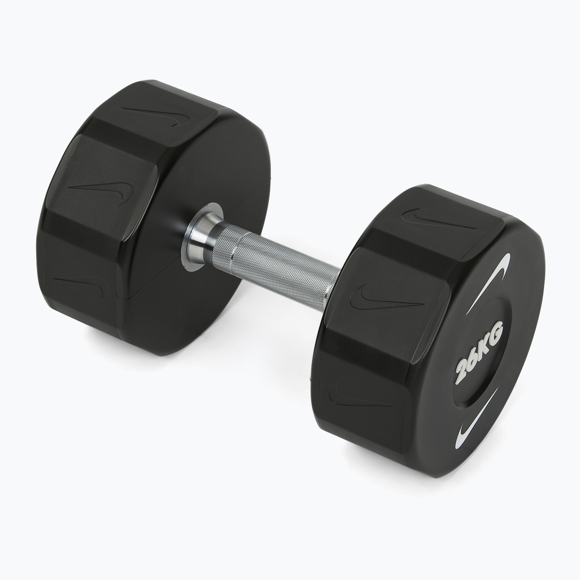 Hantel chromowany Nike Strength Pro Urethane Dumbbell 26 kg black/white 