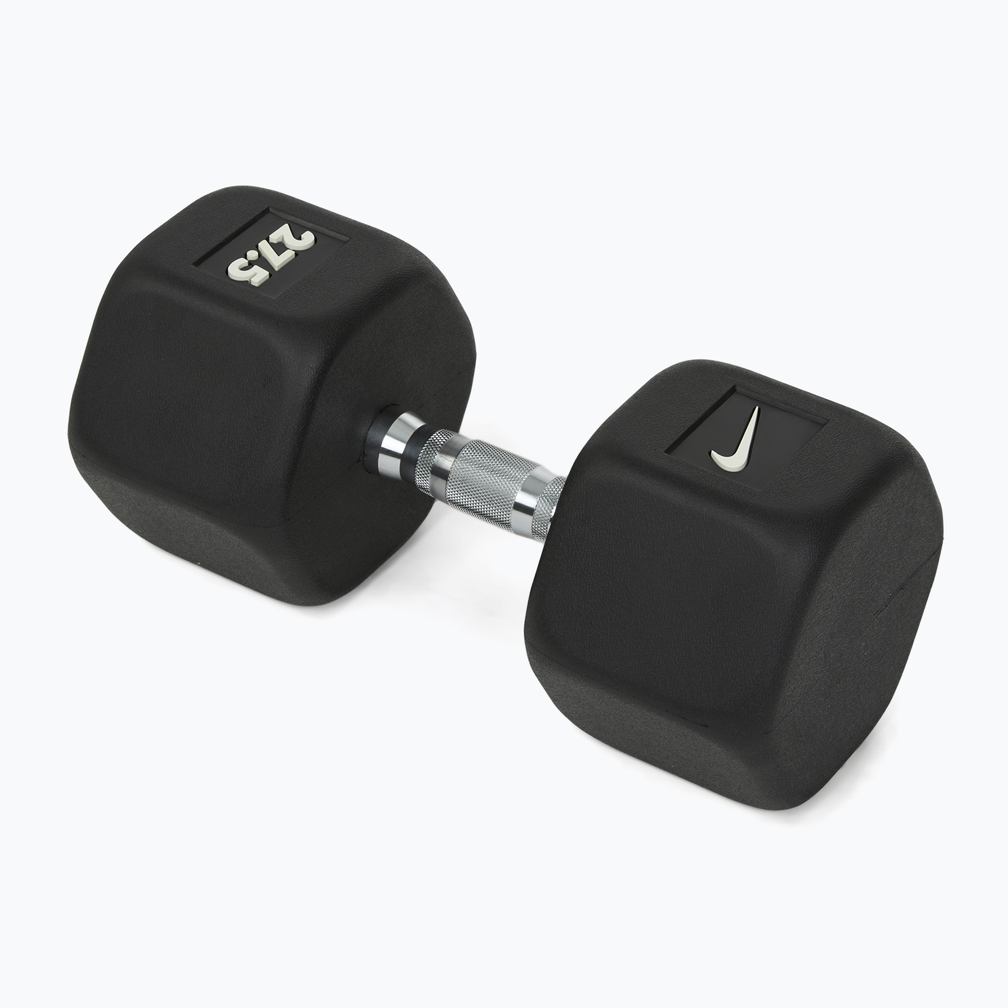 Hantel ogumowany Nike Strength Hex Dumbbell 27,5 kg black/white 