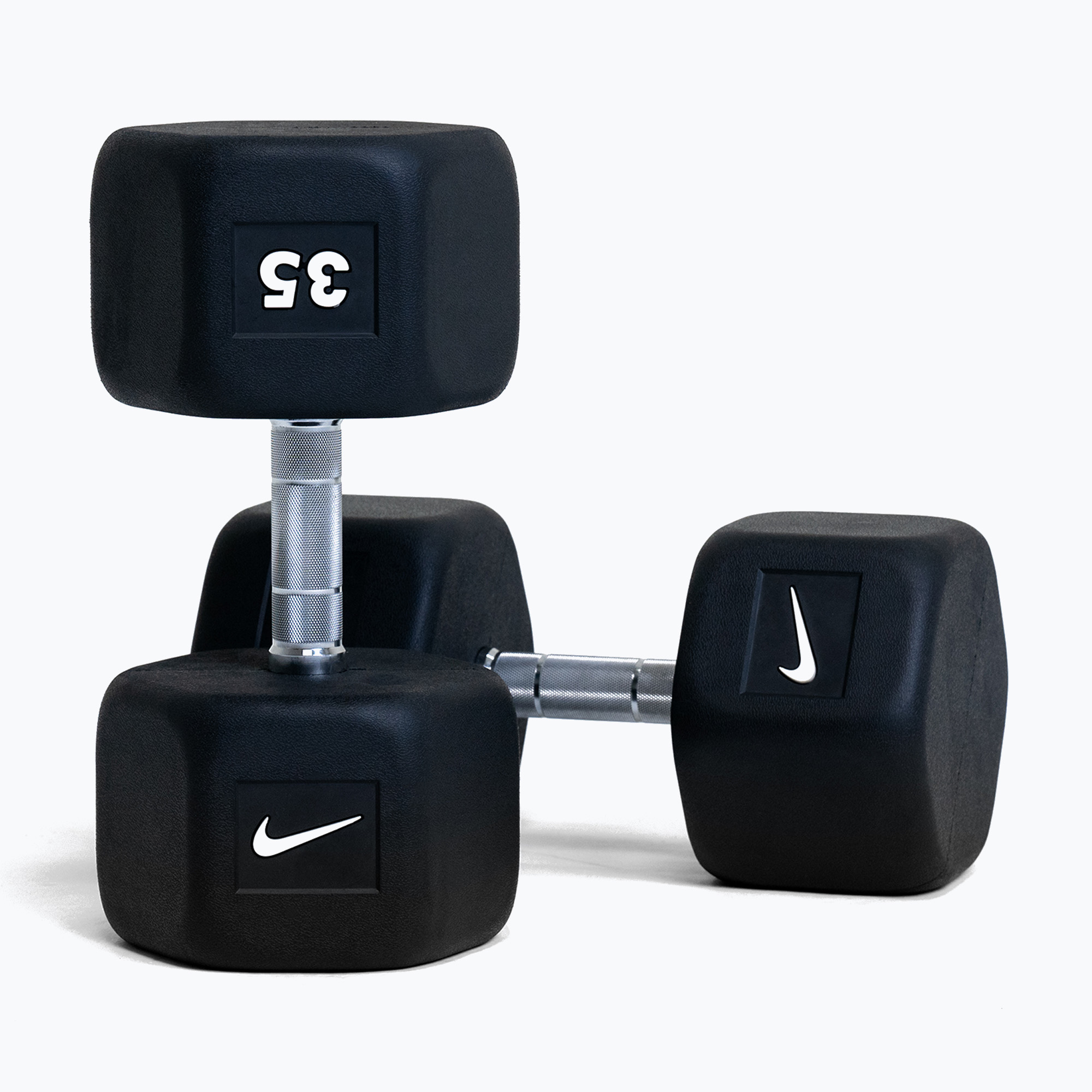 Гумена гира Nike Strength Hex Dumbbell 35 kg black/white