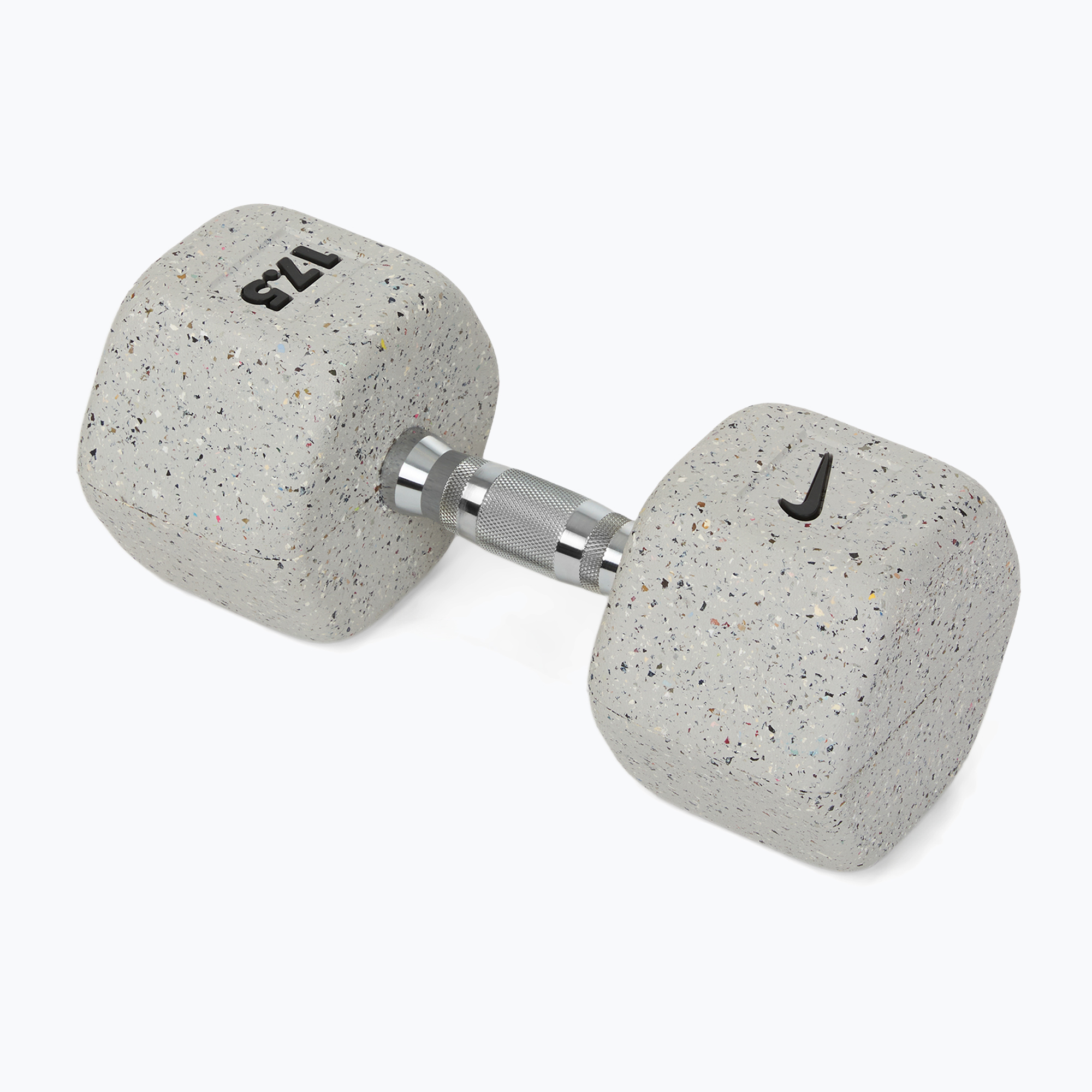 Hantel ogumowany Nike Strength Grind Hex Dumbbell 17,5 kg wolf grey 