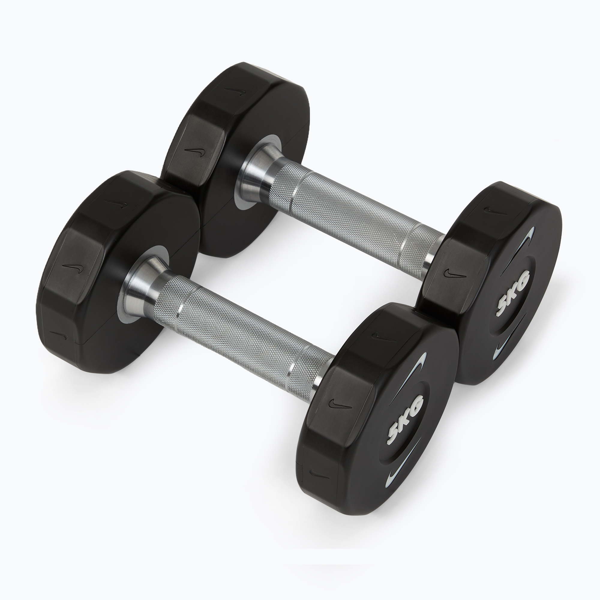 Дъмбели Nike Strength Pro Urethane Dumbbell 2 x 5 kg black/white