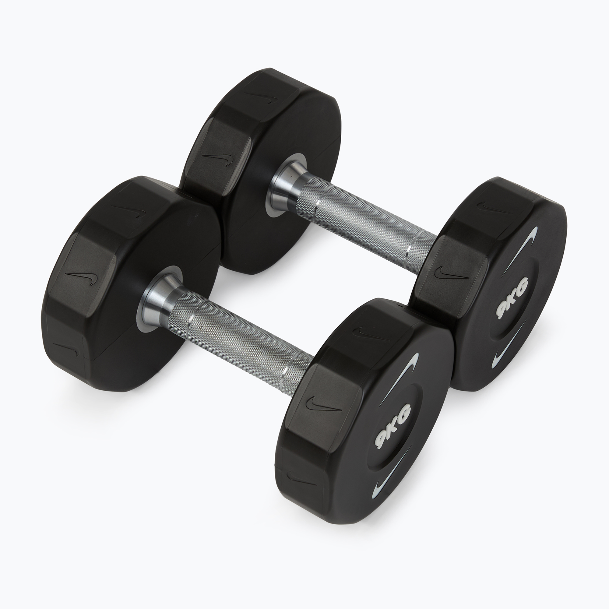 Дъмбели Nike Strength Pro Urethane Dumbbell 2 x 9 kg black/white