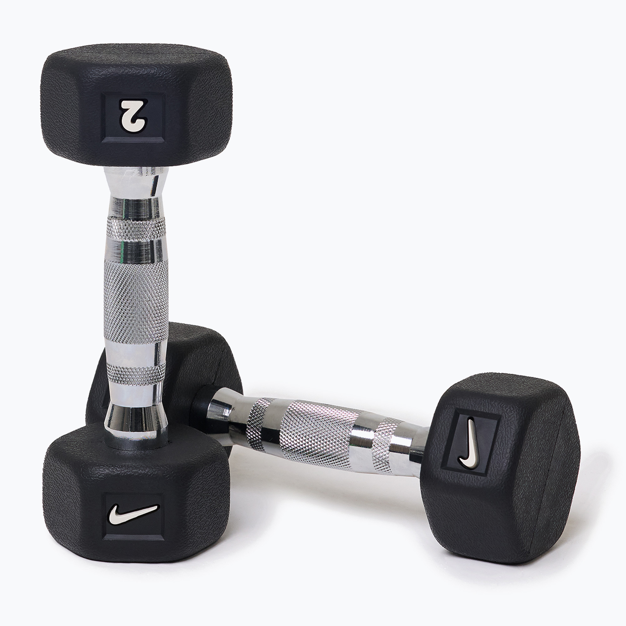 Дъмбели Nike Strength Hex Dumbbell 2 x 2 kg black/white