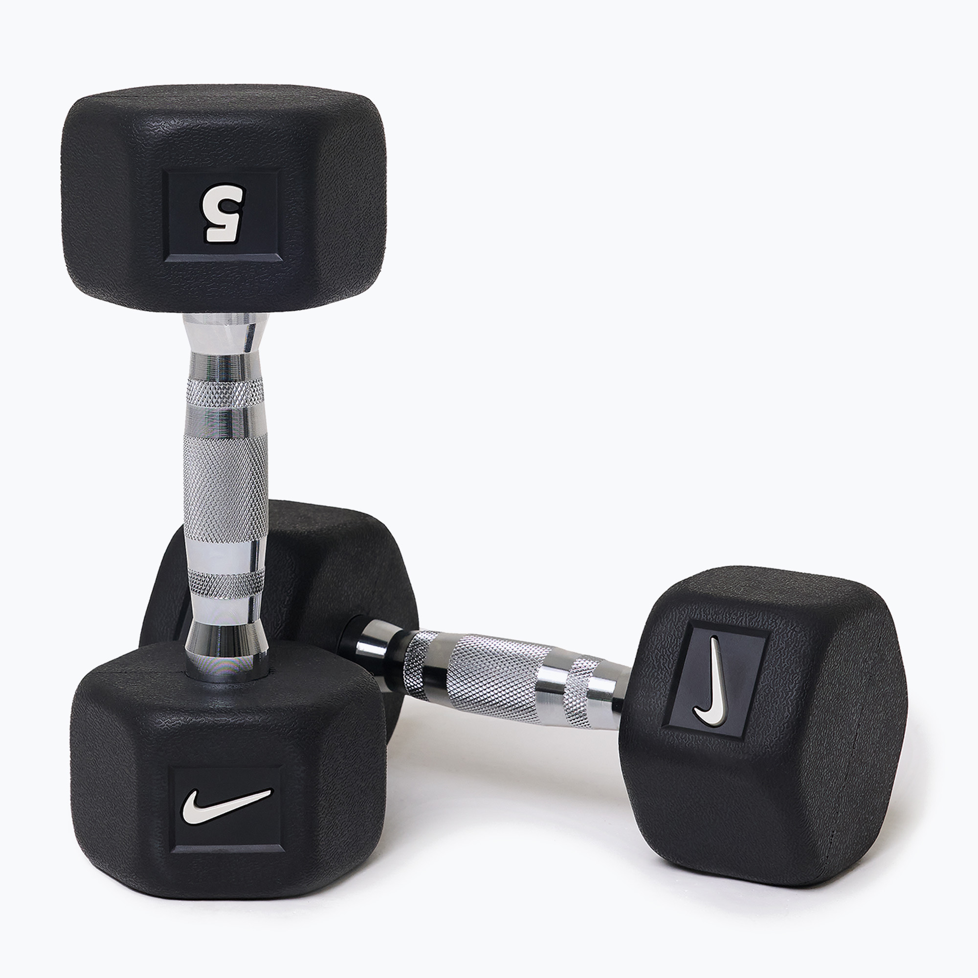Дъмбели Nike Strength Hex Dumbbell 2 x 5 kg black/white
