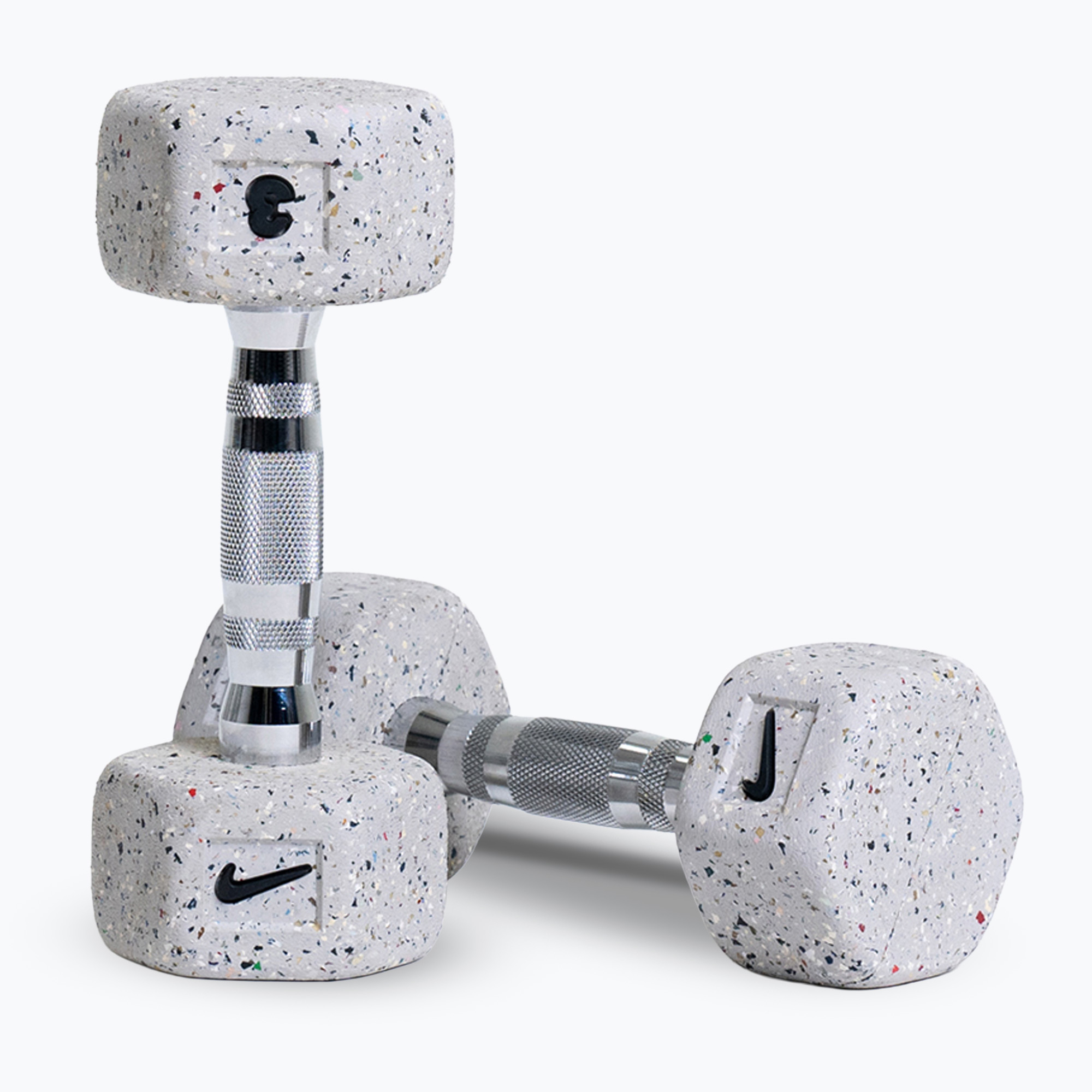 Дъмбели Nike Strength Grind Hex Dumbbell 2 x 3 kg wolf grey