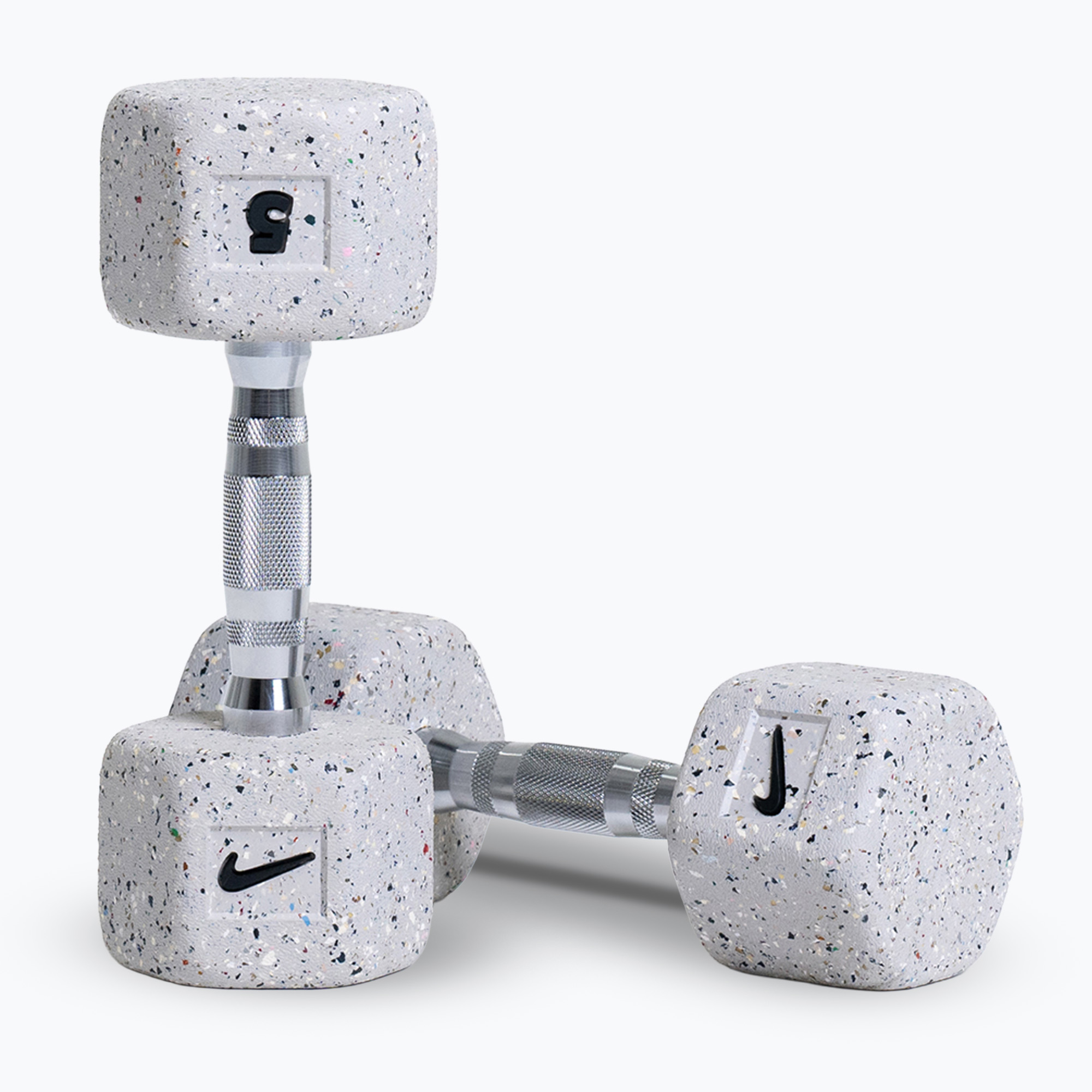 Hantle Nike Strength Grind Hex Dumbbell 2 x 5 kg wolf grey 