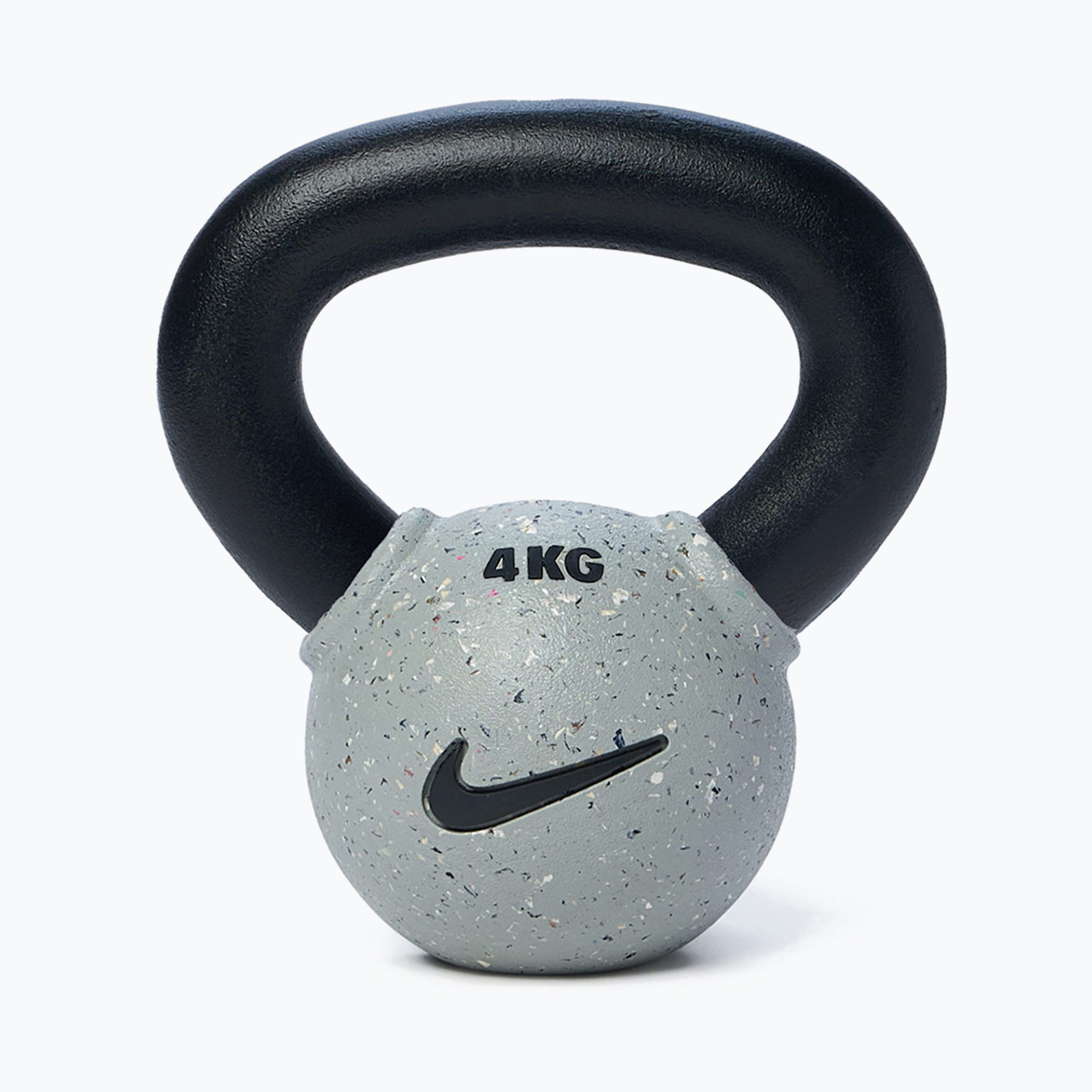 Кетълбел Nike Strength Rubber Coated 4kg smoke grey