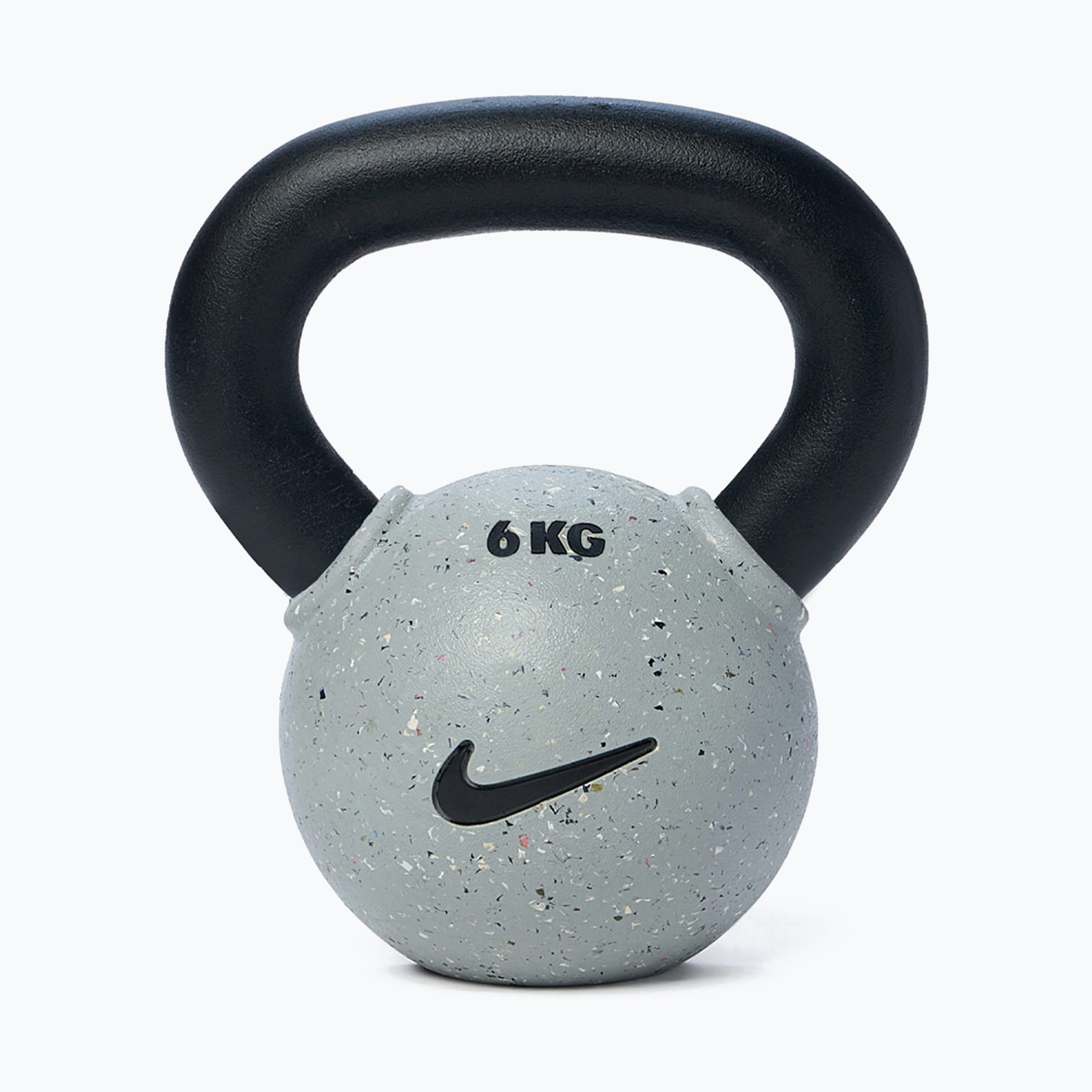 Кетълбел Nike Strength Rubber Coated 6 kg smoke grey