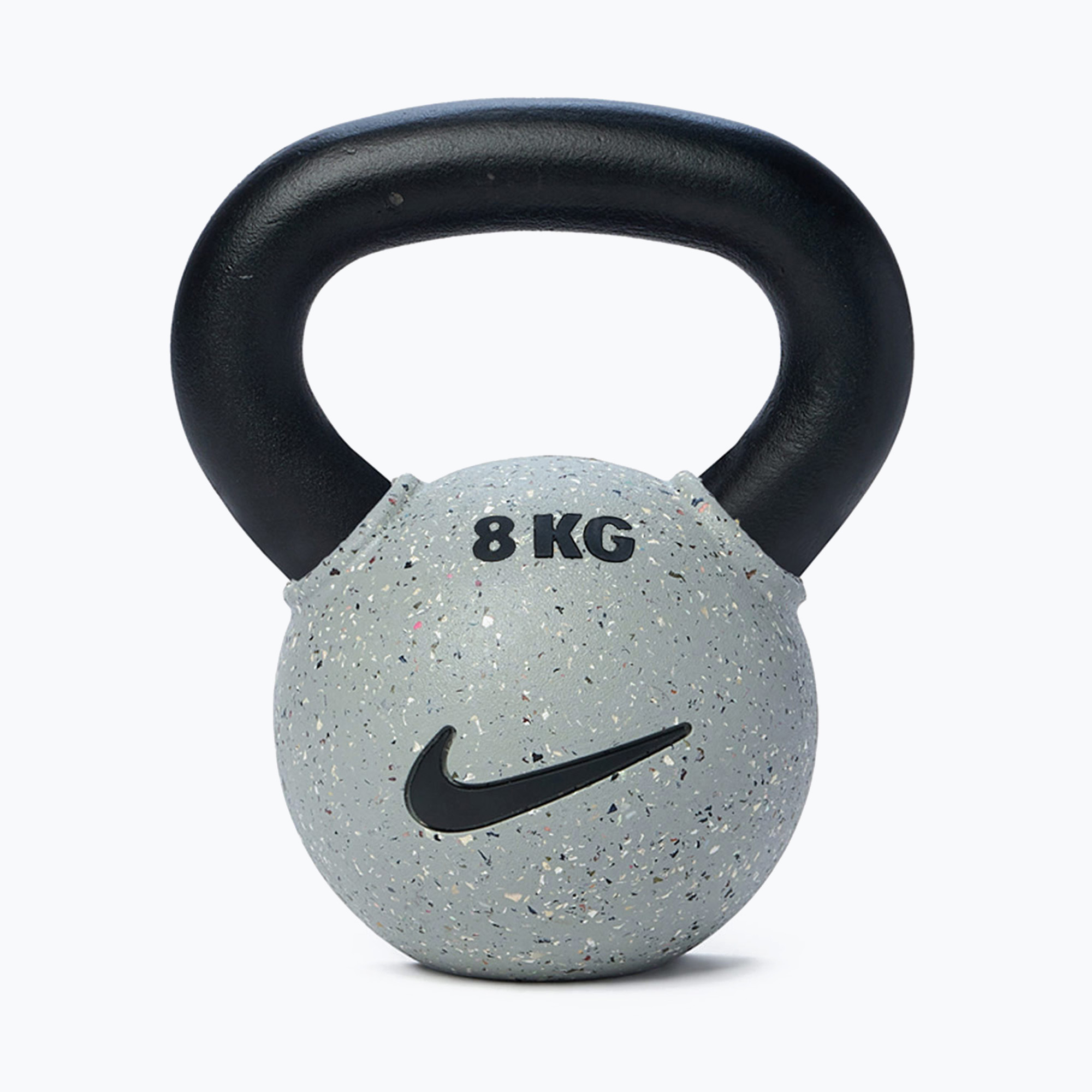 Кетълбел Nike Strength Rubber Coated 8 kg smoke grey