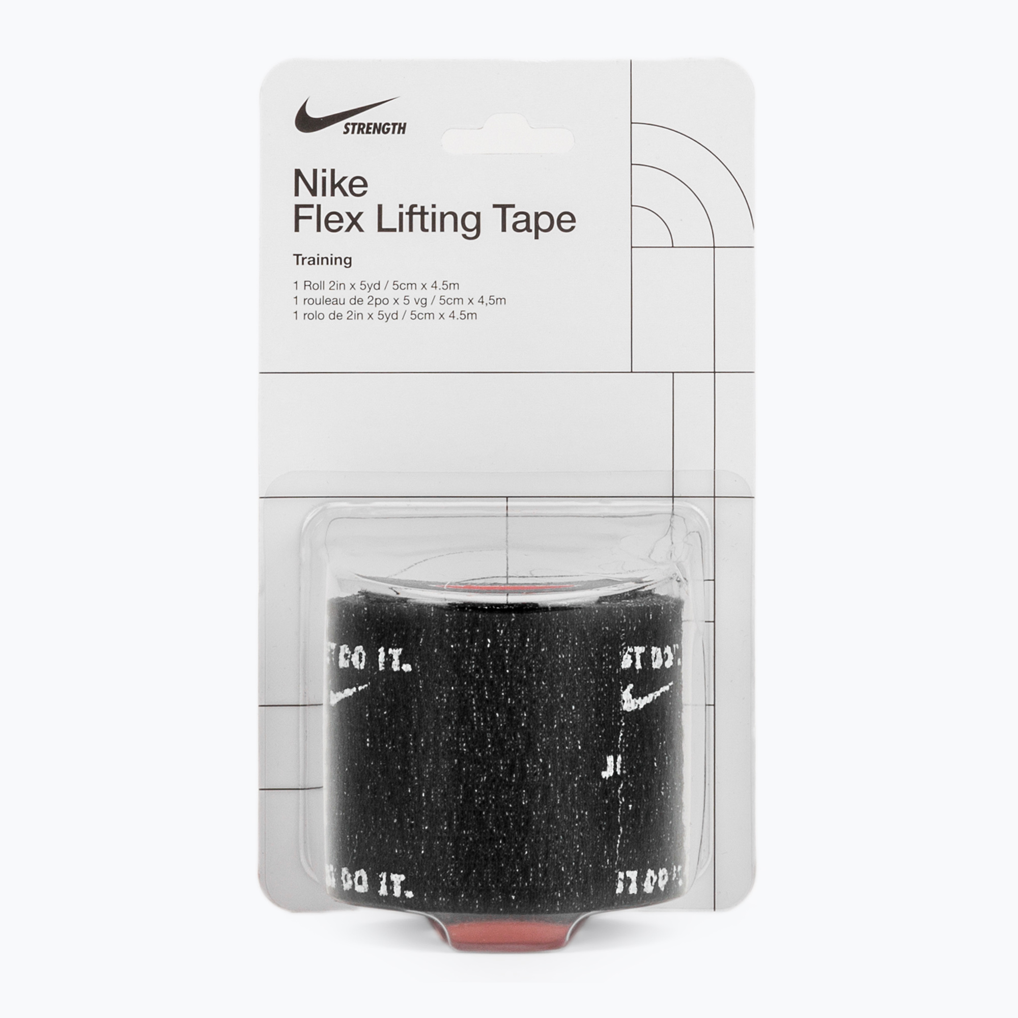 Кохезивен еластичен бинт Nike Strenght Flex Lifting Tape black/white