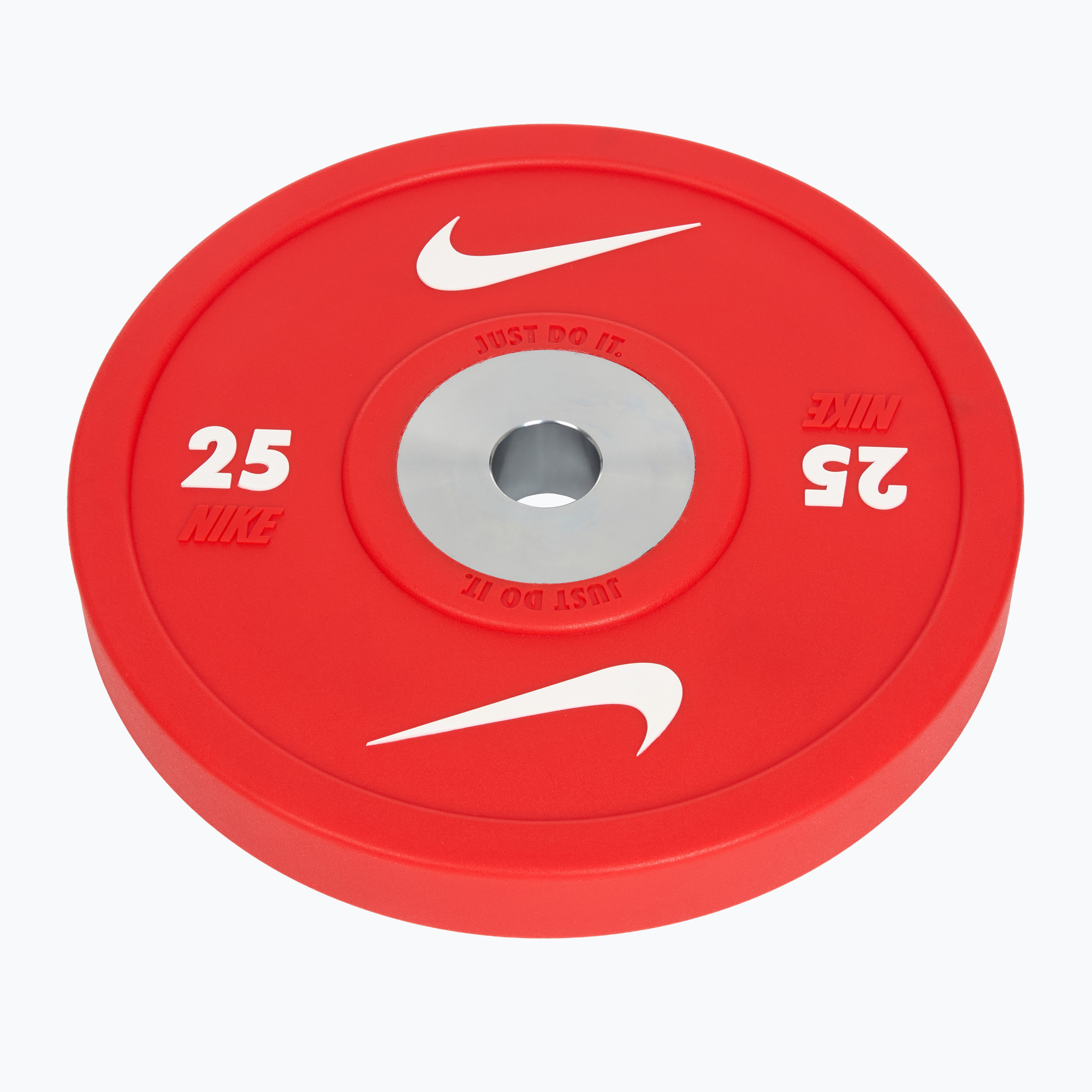 Бъмпър тежести Nike Strength Pro Urethane Bumper Plates 25 kg red/white