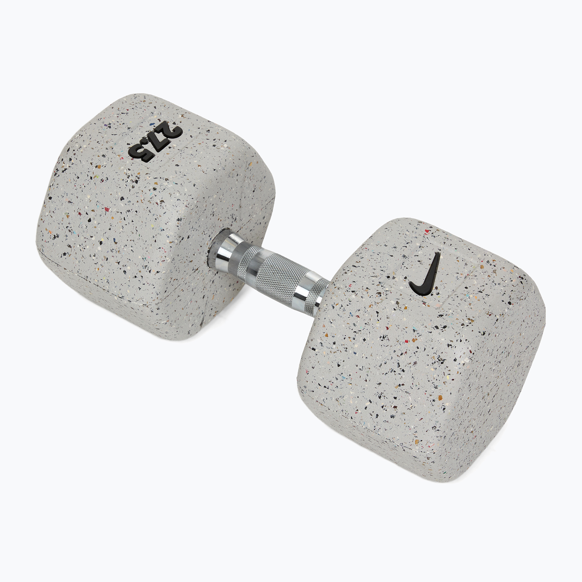 Gumovaná činka Nike Strength Grind Dumbbell 27,5 kg wolf grey